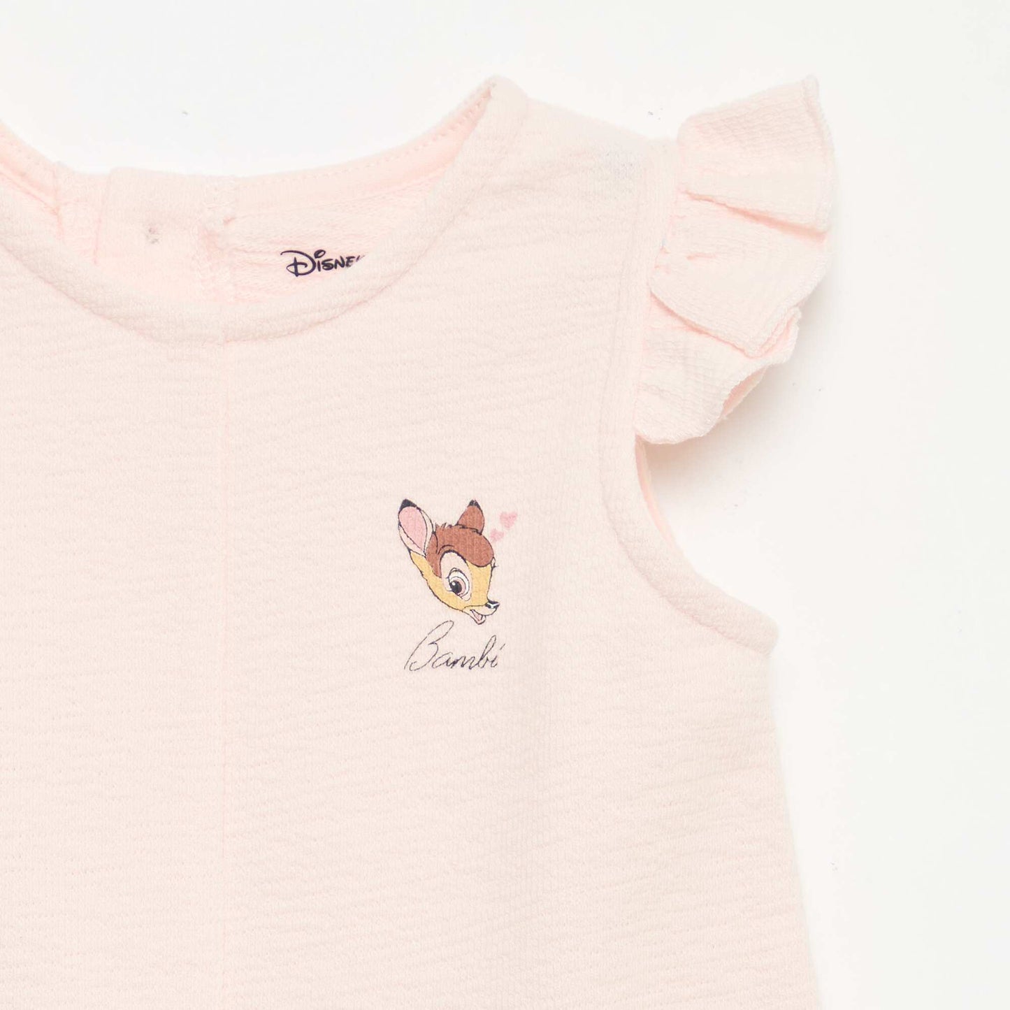 Combinaison short en baby Terry ROSE