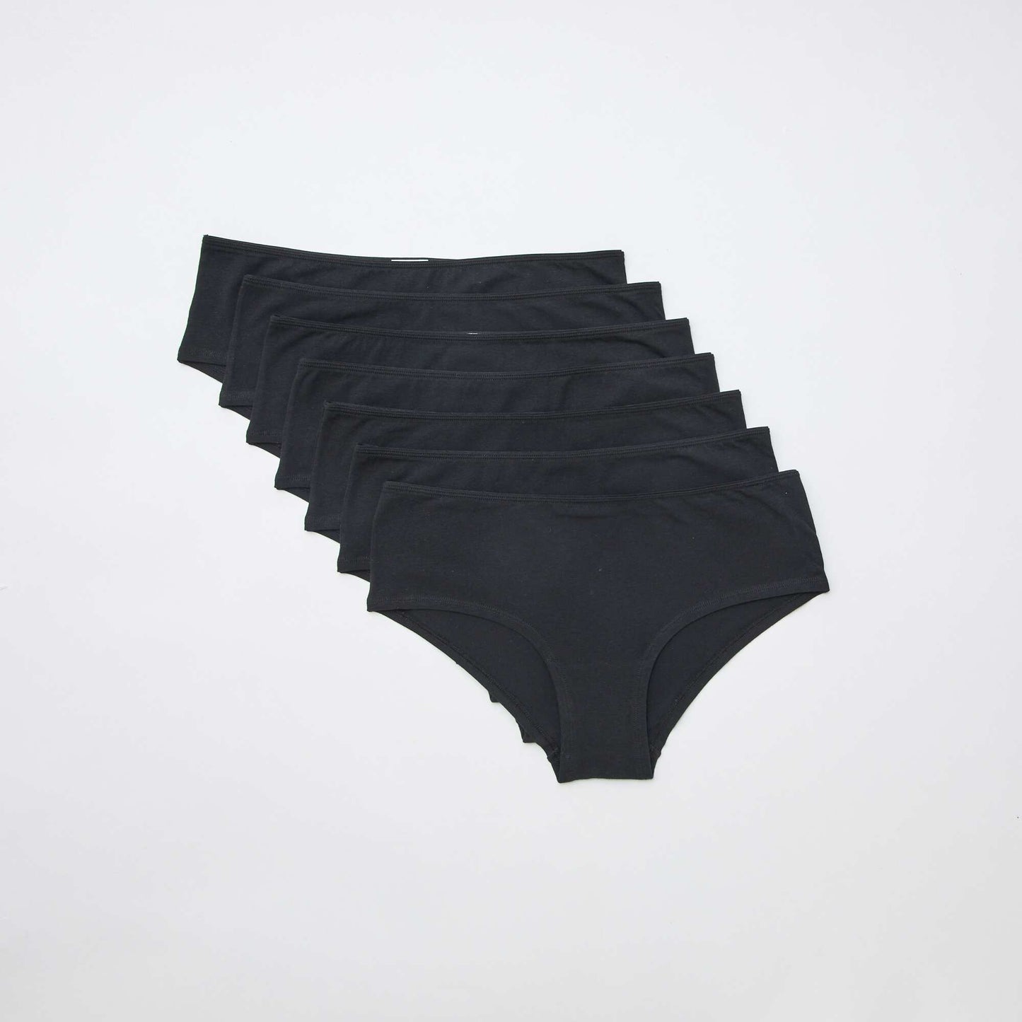 Lot de 7 shortys NOIR