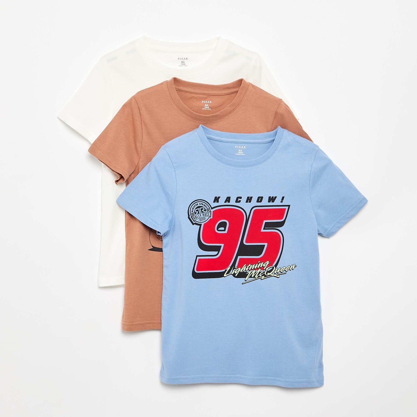 Lot de 3 T-shirts 'Disney' à manches courtes MARRON
