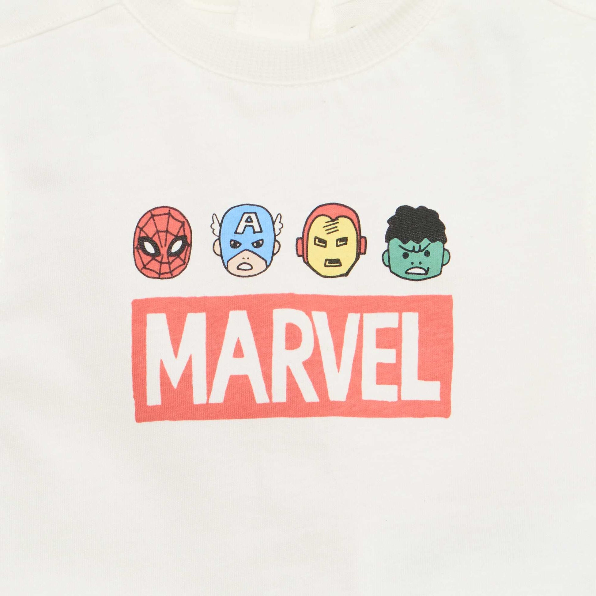 Ensemble 2 pièces débardeur + short 'Marvel' BLANC