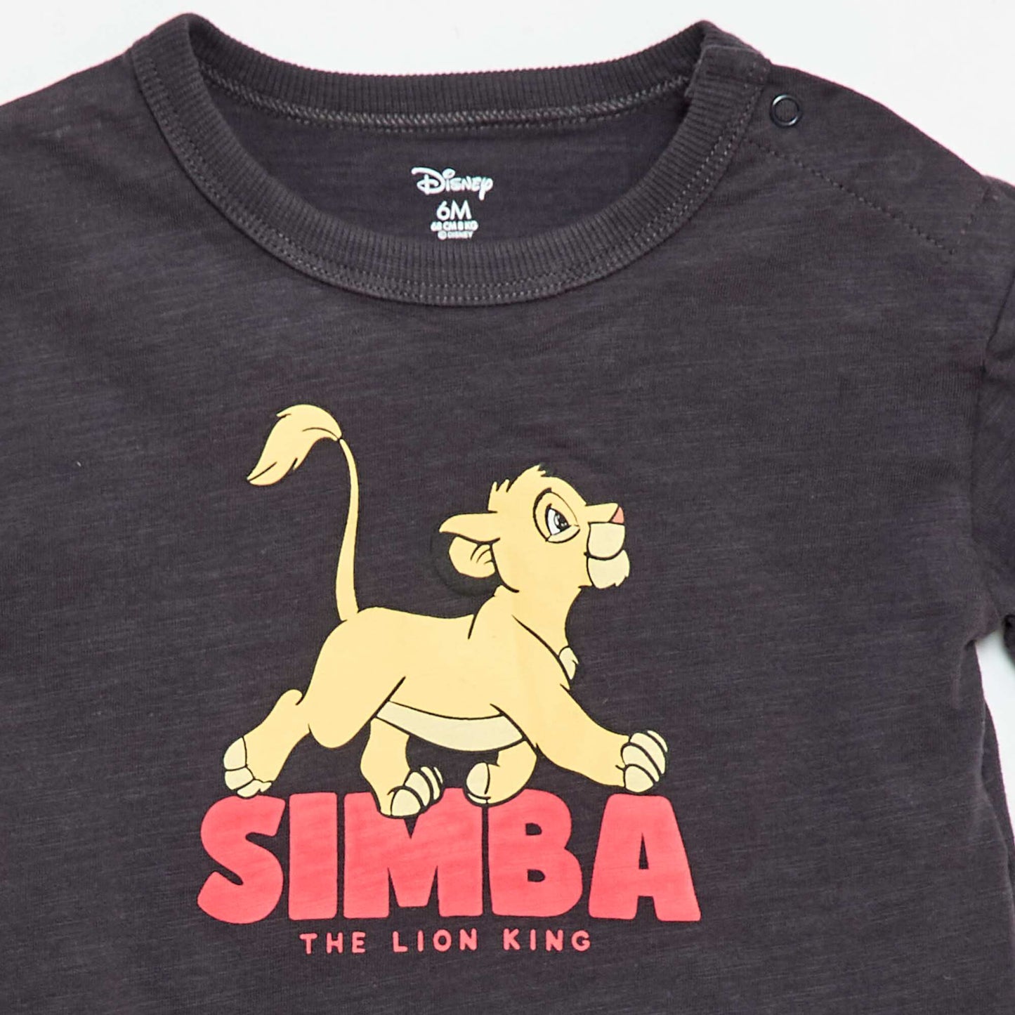 Ensemble court t-shirt + short 'Simba' - 2 pièces NOIR
