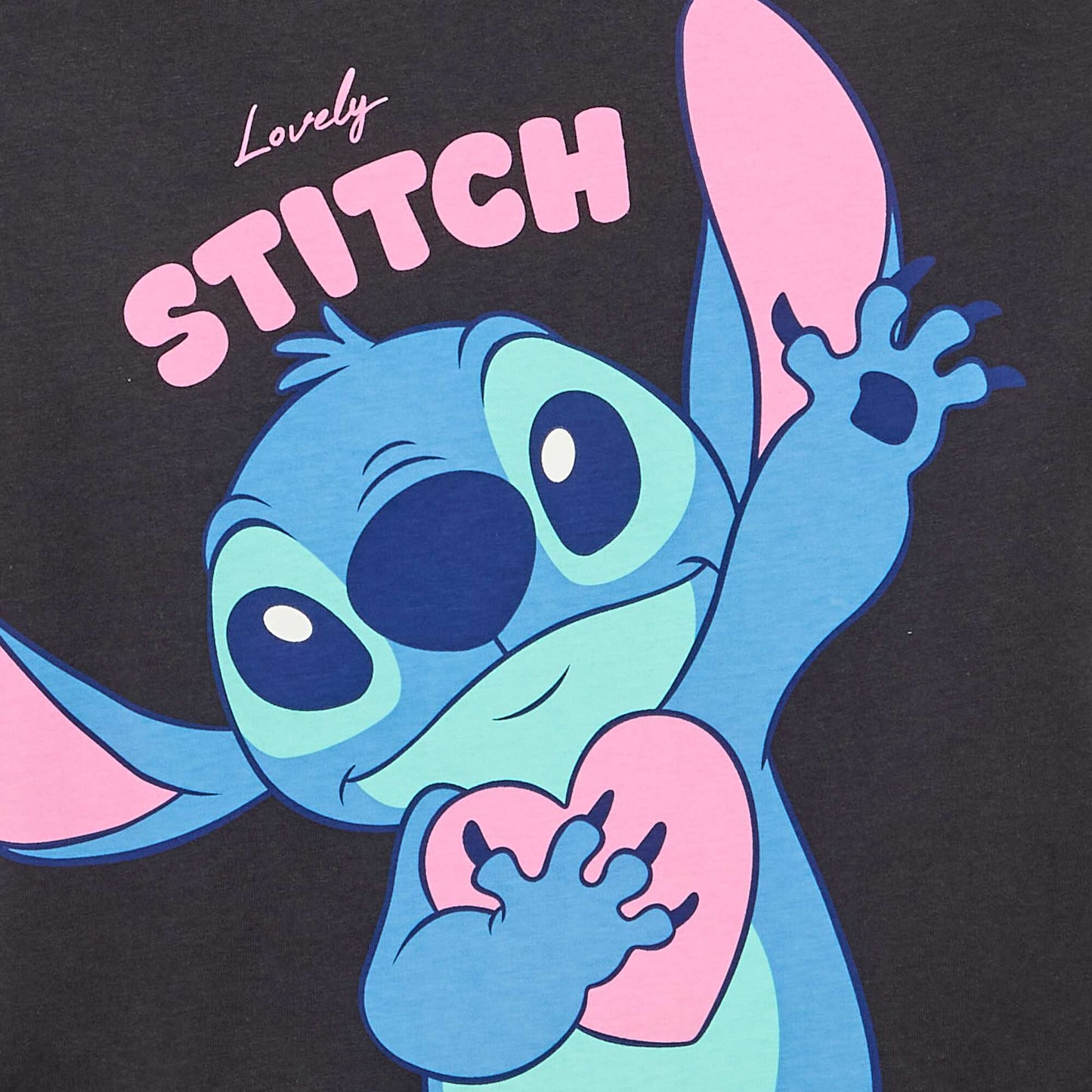 T-shirt 'Disney' à manches courtes NOIR