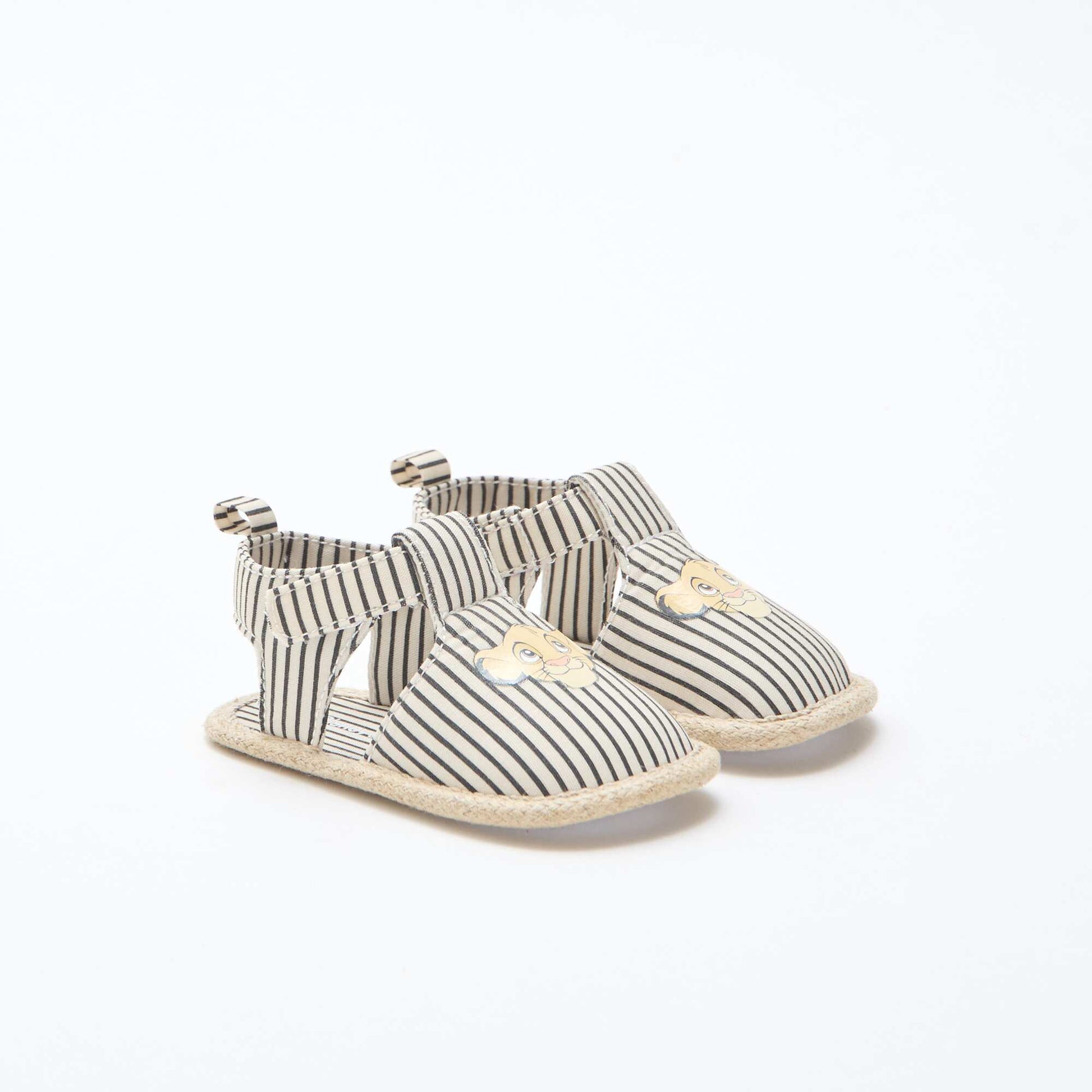 Sandales 'Disney' en toile BEIGE