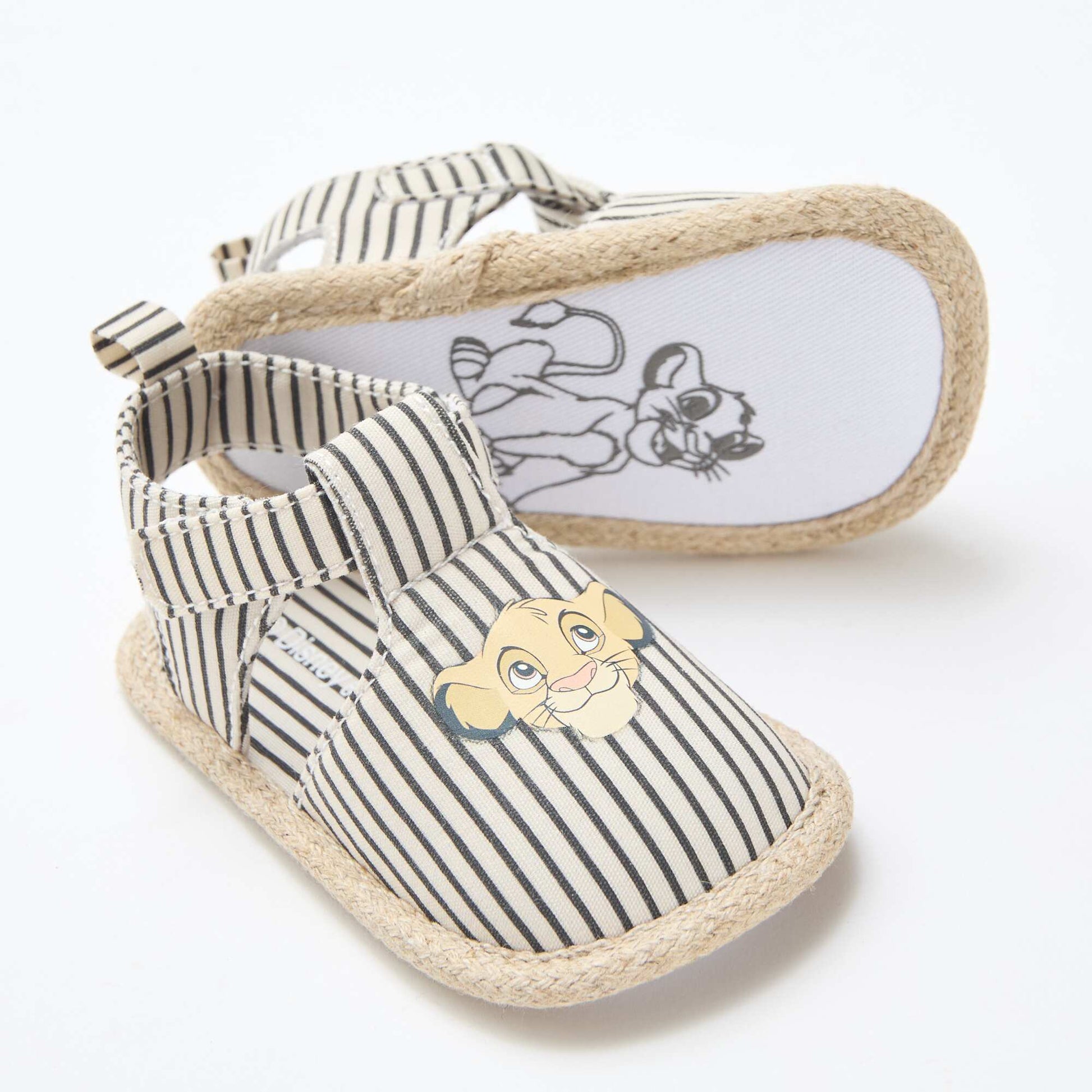 Sandales 'Disney' en toile BEIGE