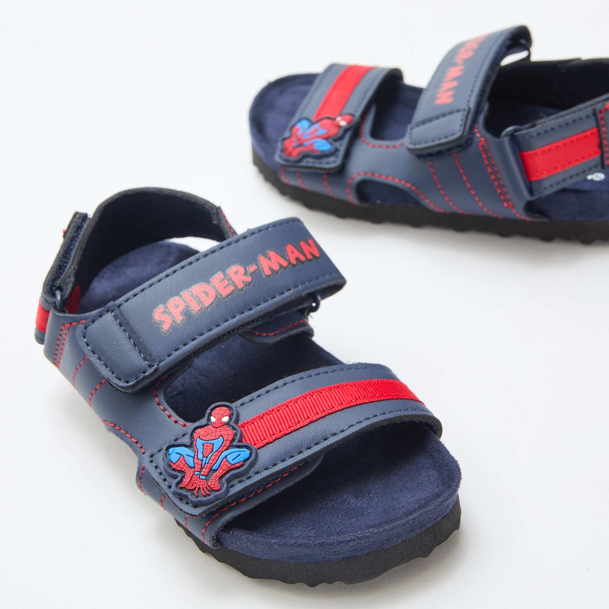 Sandales à scratch 'Spider-man' BLEU