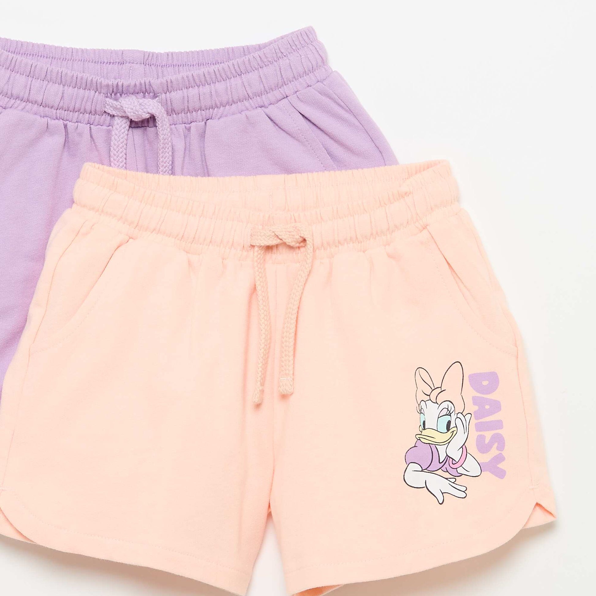 Lot de 2 shorts 'Disney' en molleton non gratté ROSE