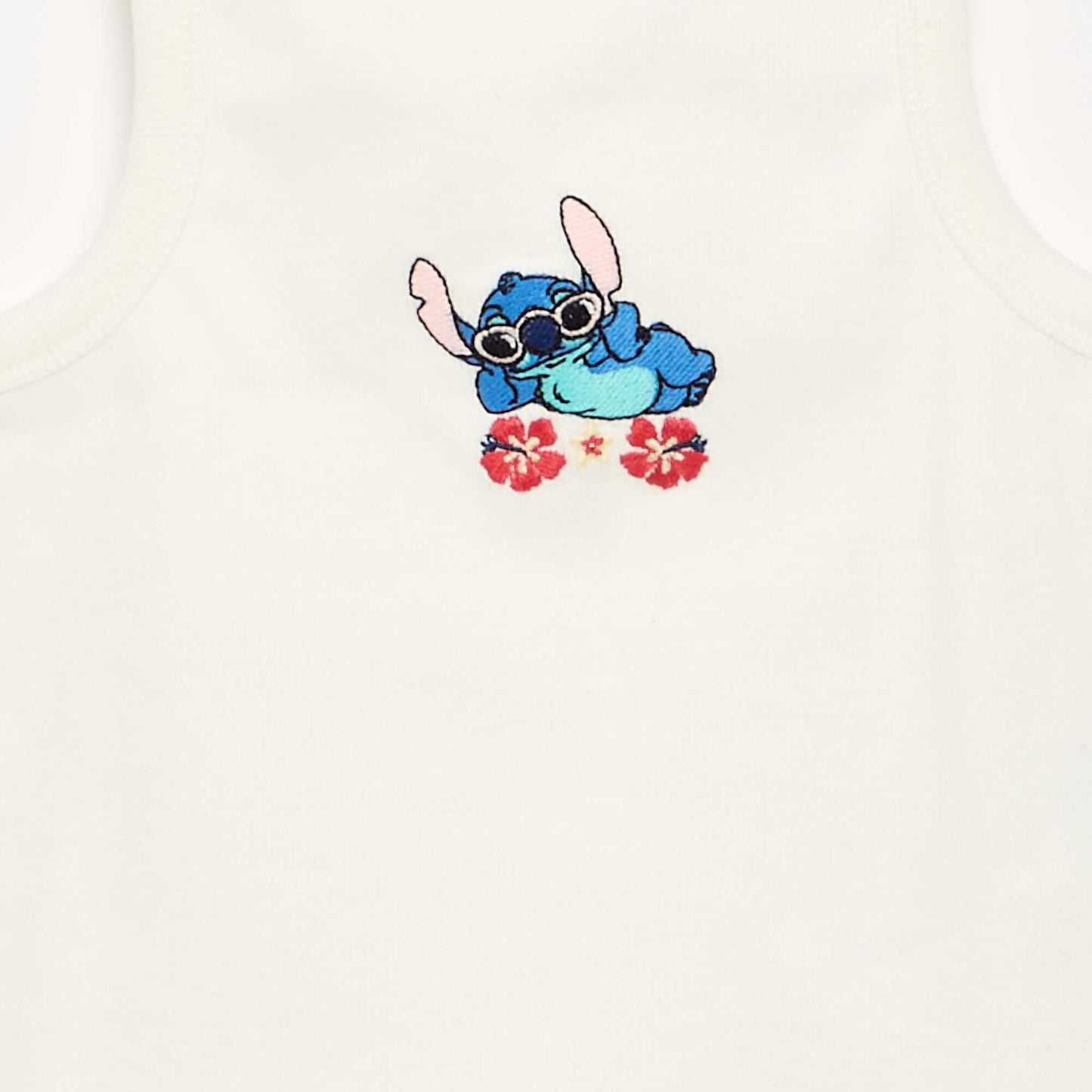 Débardeur 'Disney' 'Stitch' BLANC