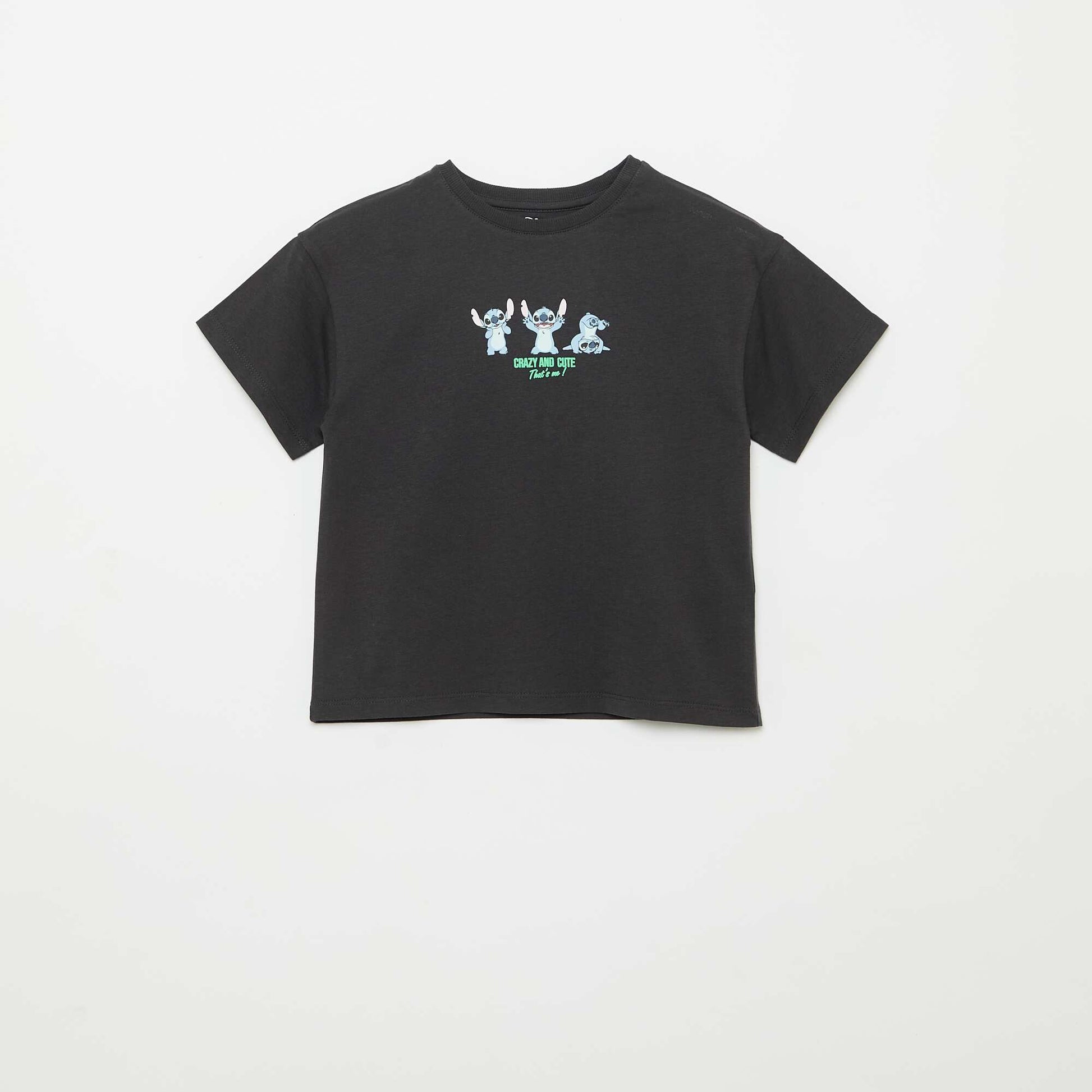 T-shirt 'Disney' à manches courtes NOIR