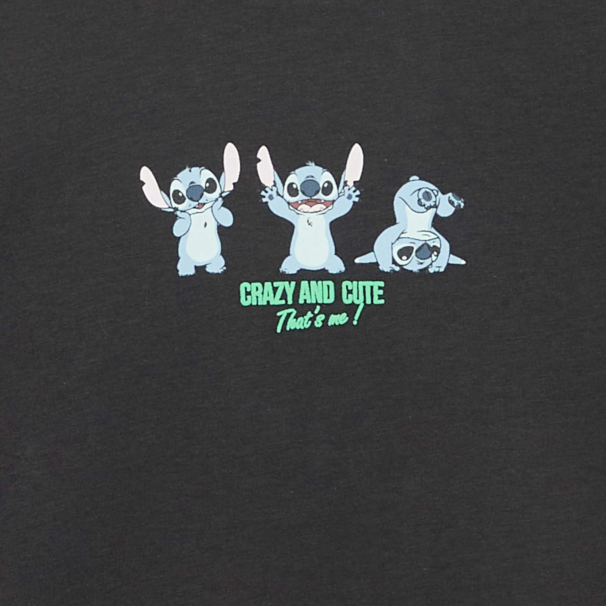 T-shirt 'Disney' à manches courtes NOIR