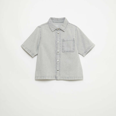 Chemise en jean GRIS