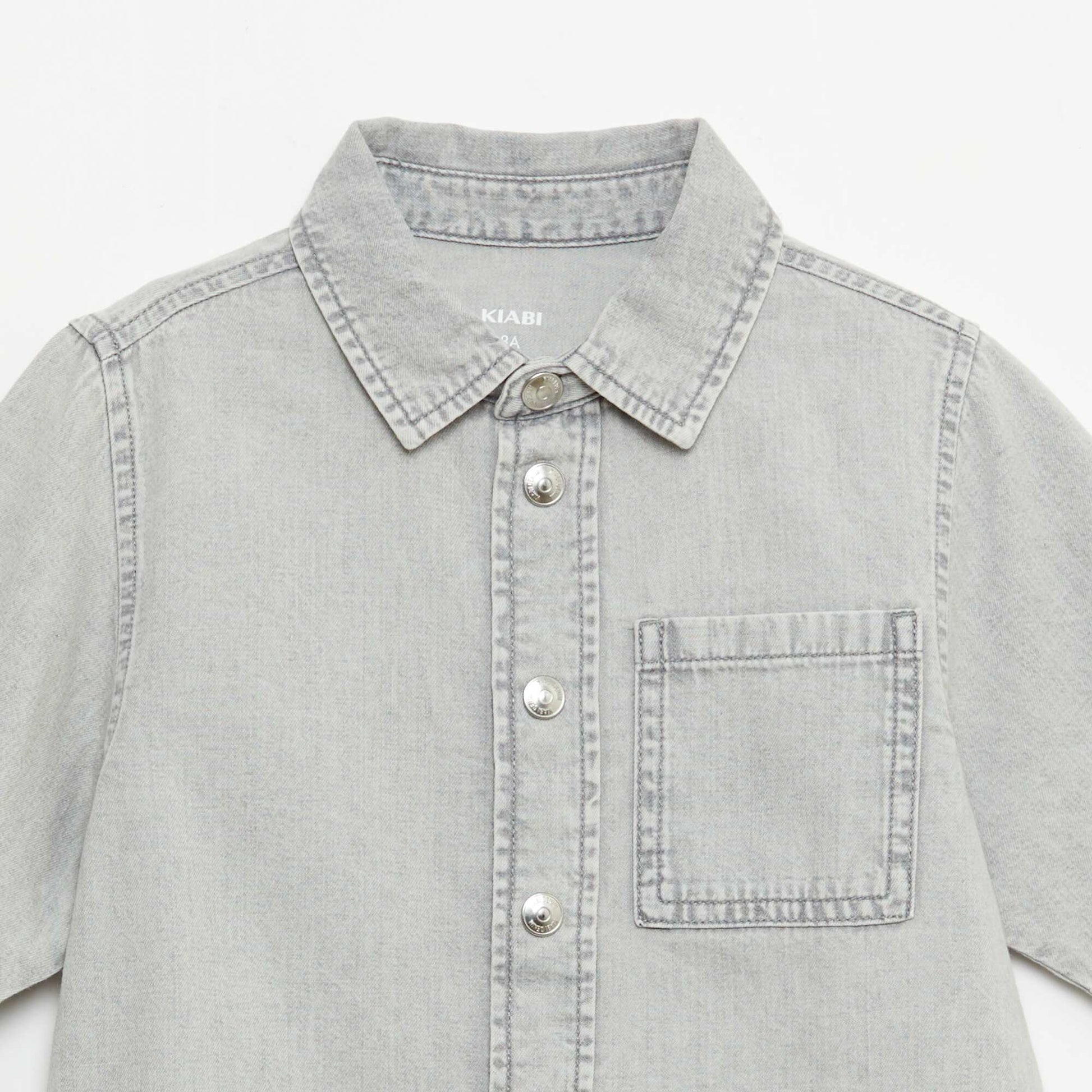 Chemise en jean GRIS
