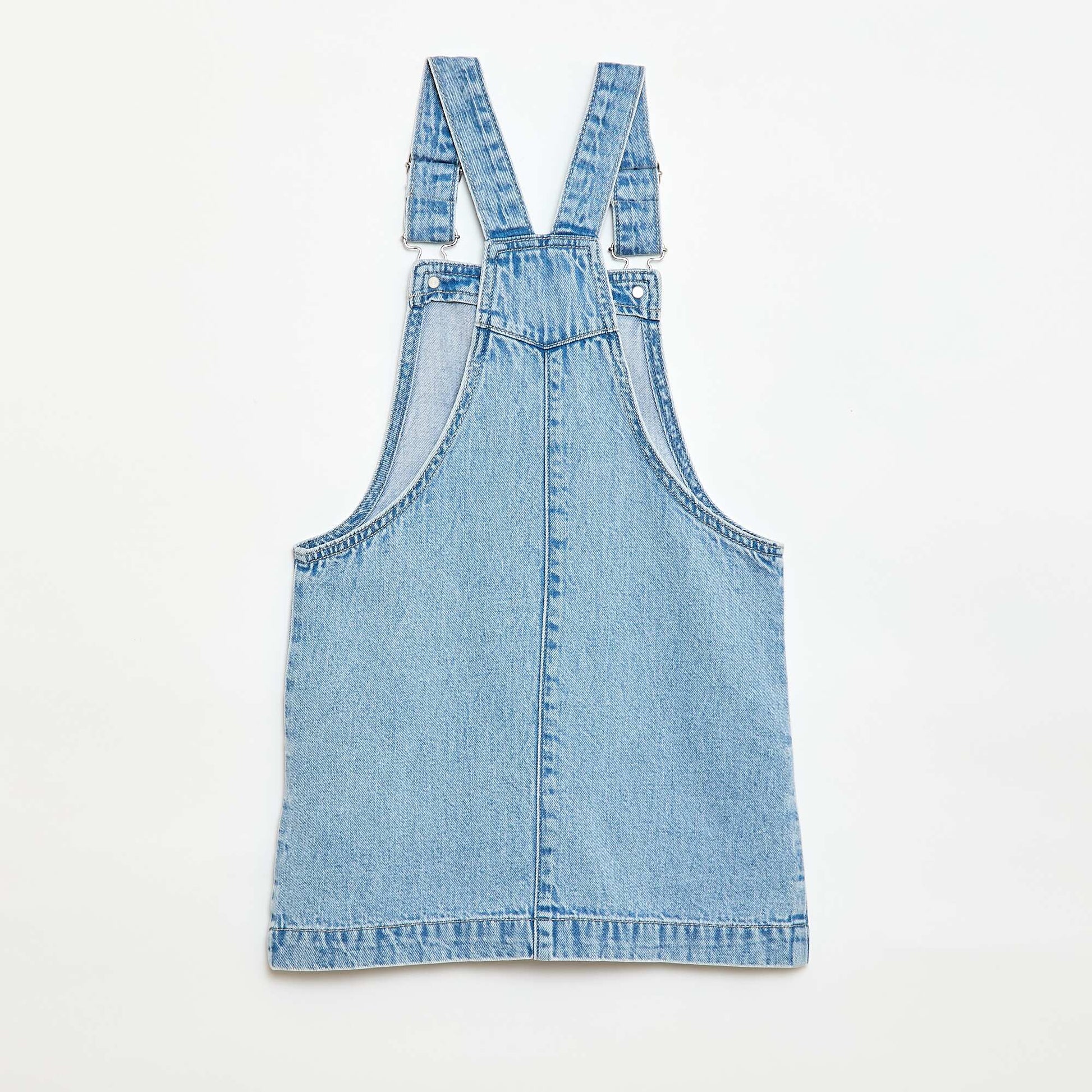 Robe salopette en jean BLEU