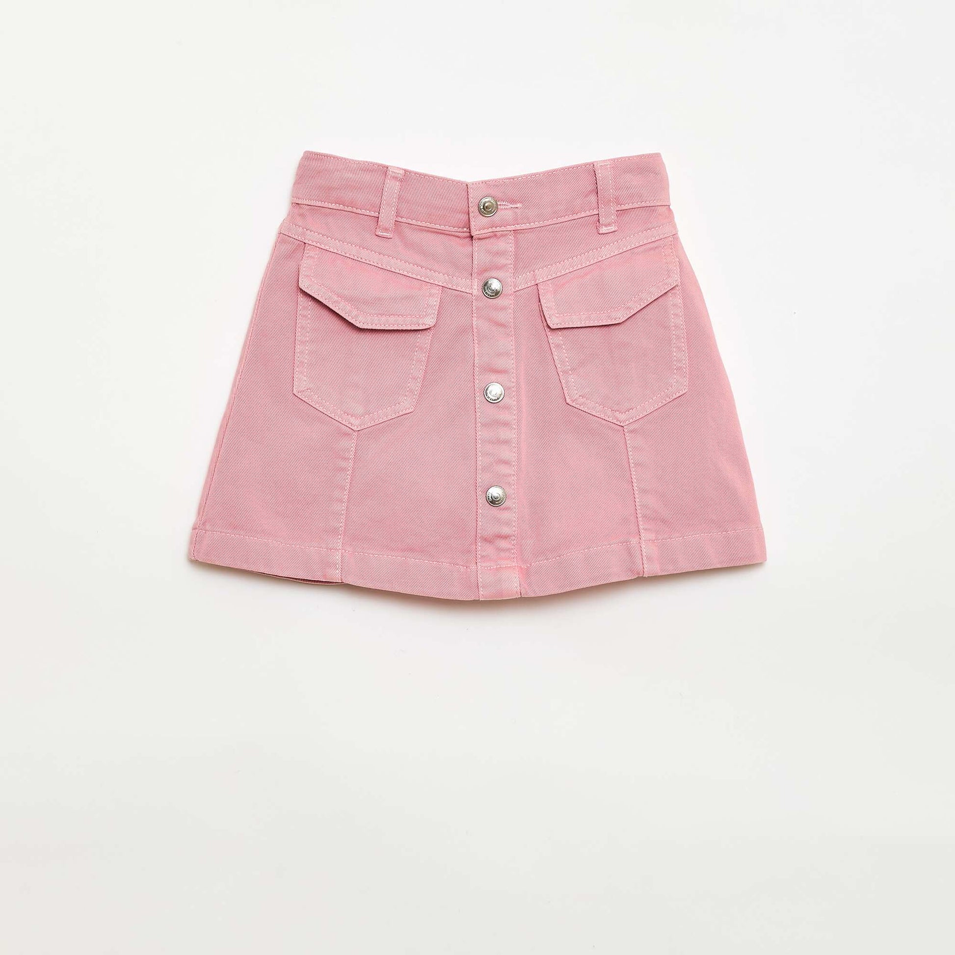 Jupe en denim boutonnée ROSE