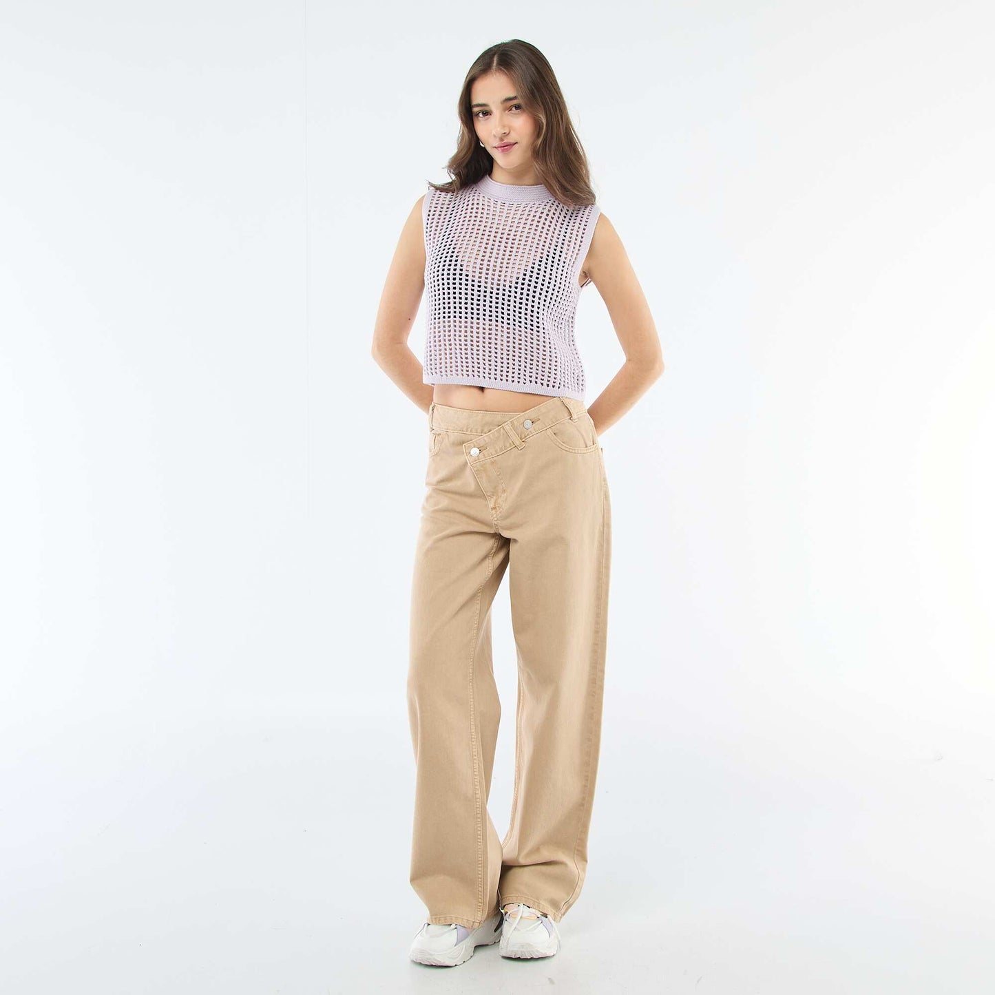 Top sans manches en crochet ROSE