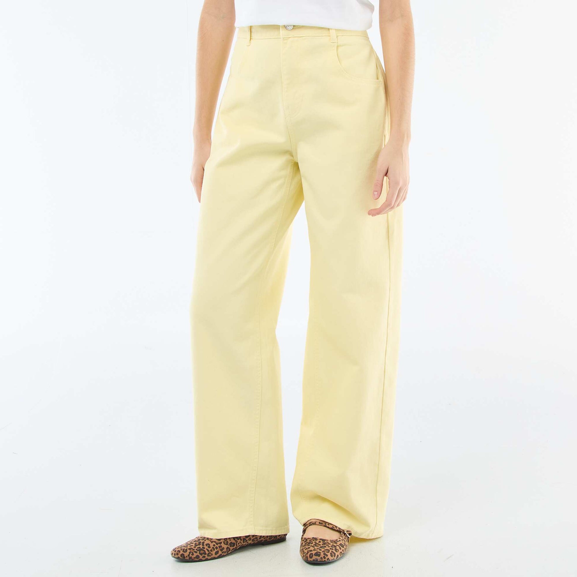 Pantalon ballon fit JAUNE