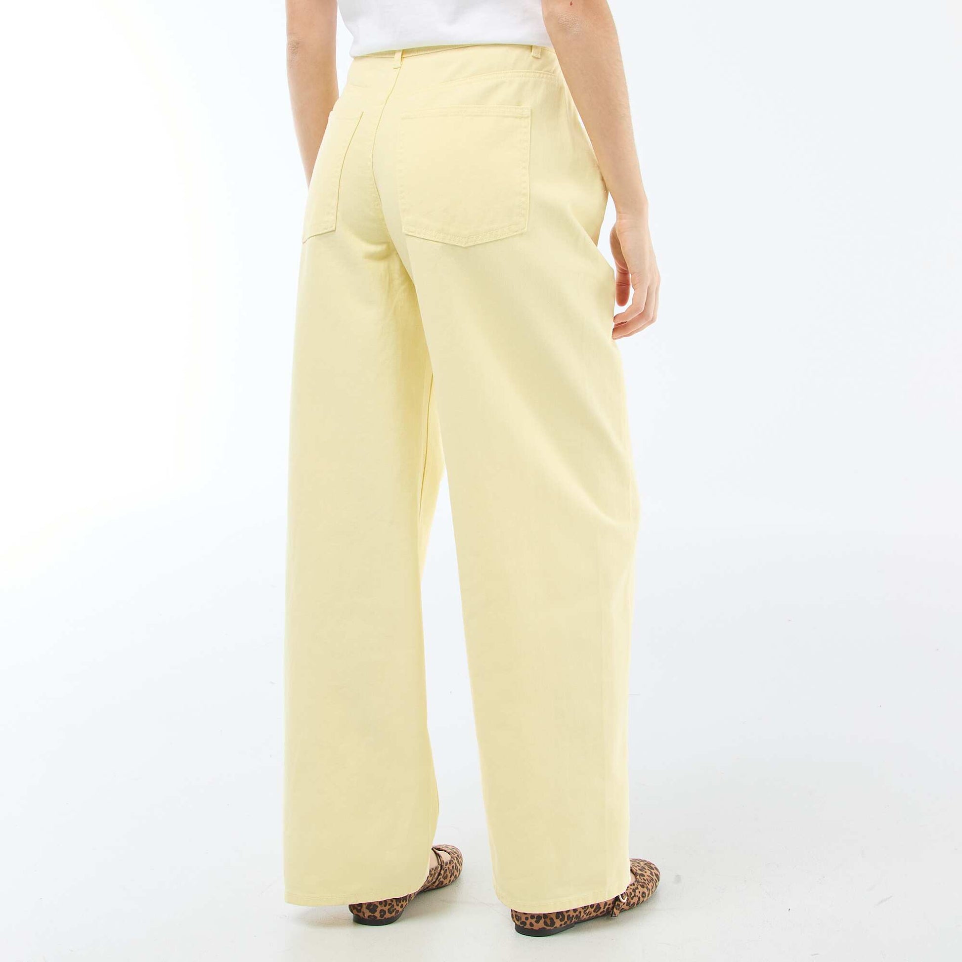 Pantalon ballon fit JAUNE