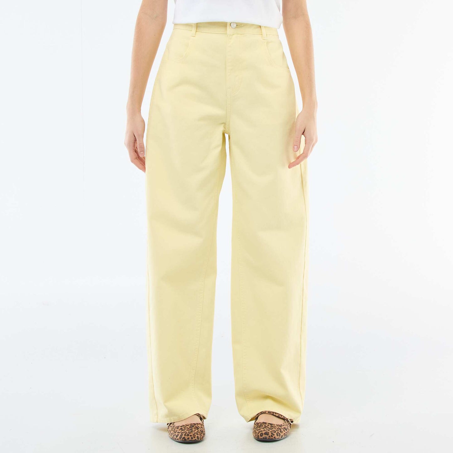 Pantalon ballon fit JAUNE