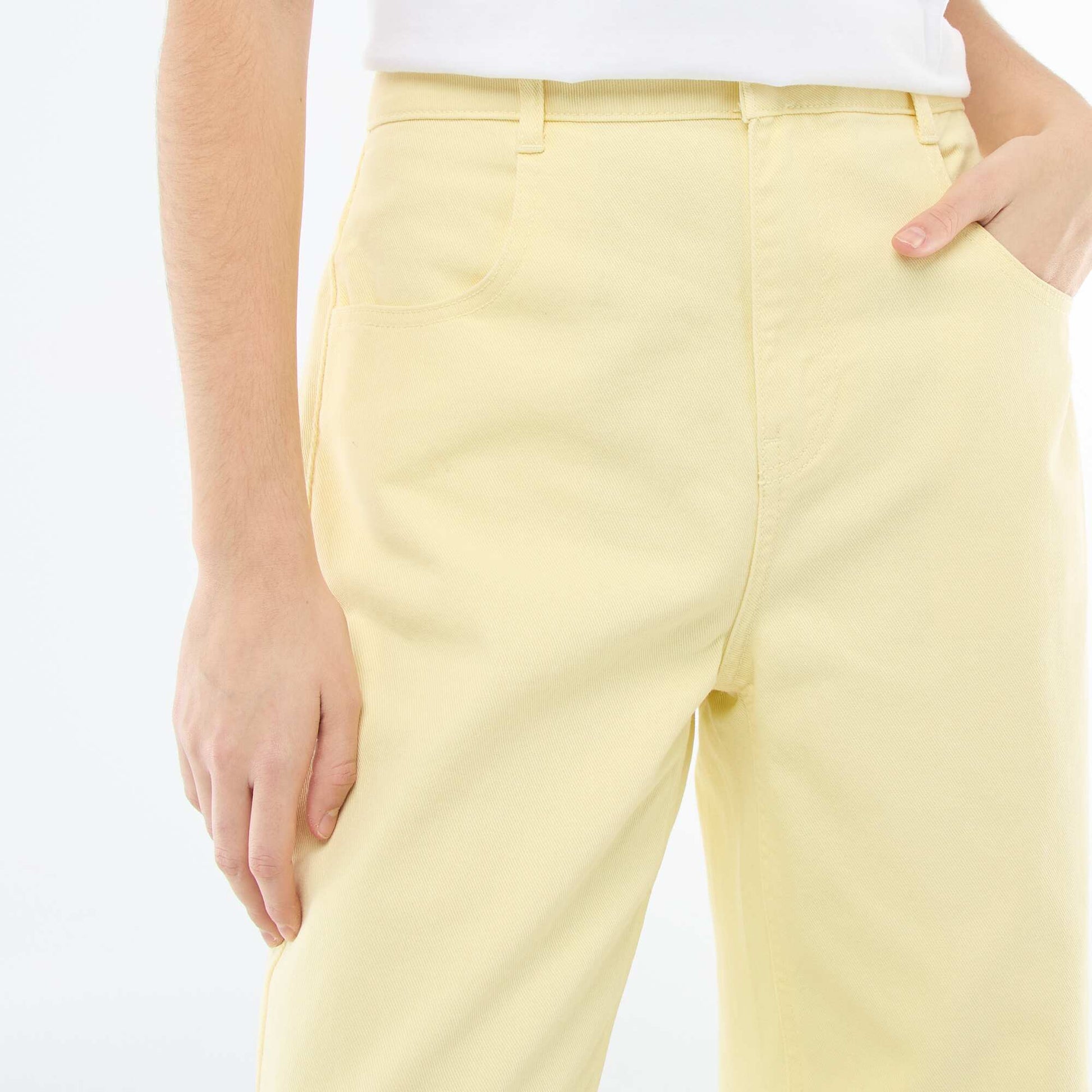 Pantalon ballon fit JAUNE