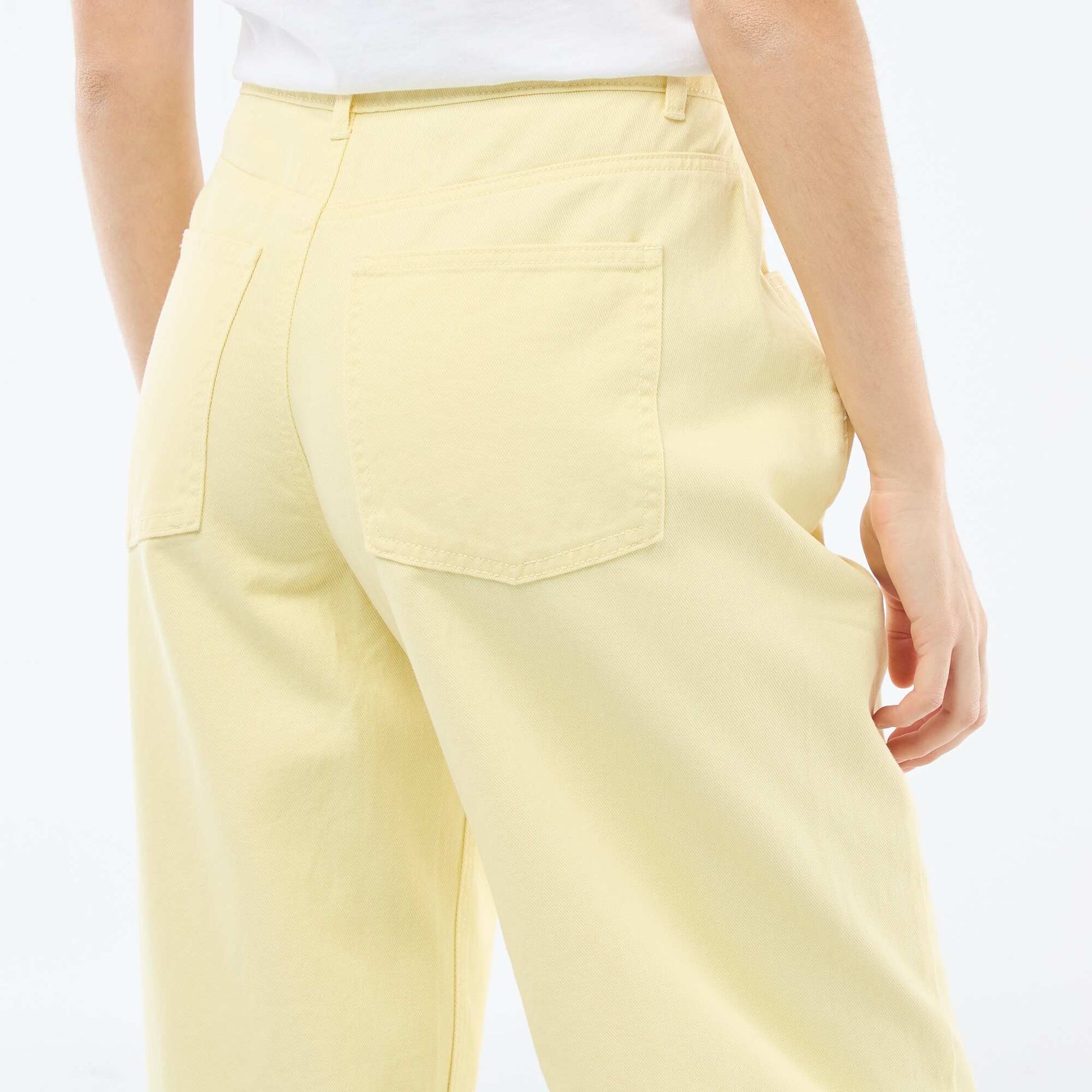 Pantalon ballon fit JAUNE
