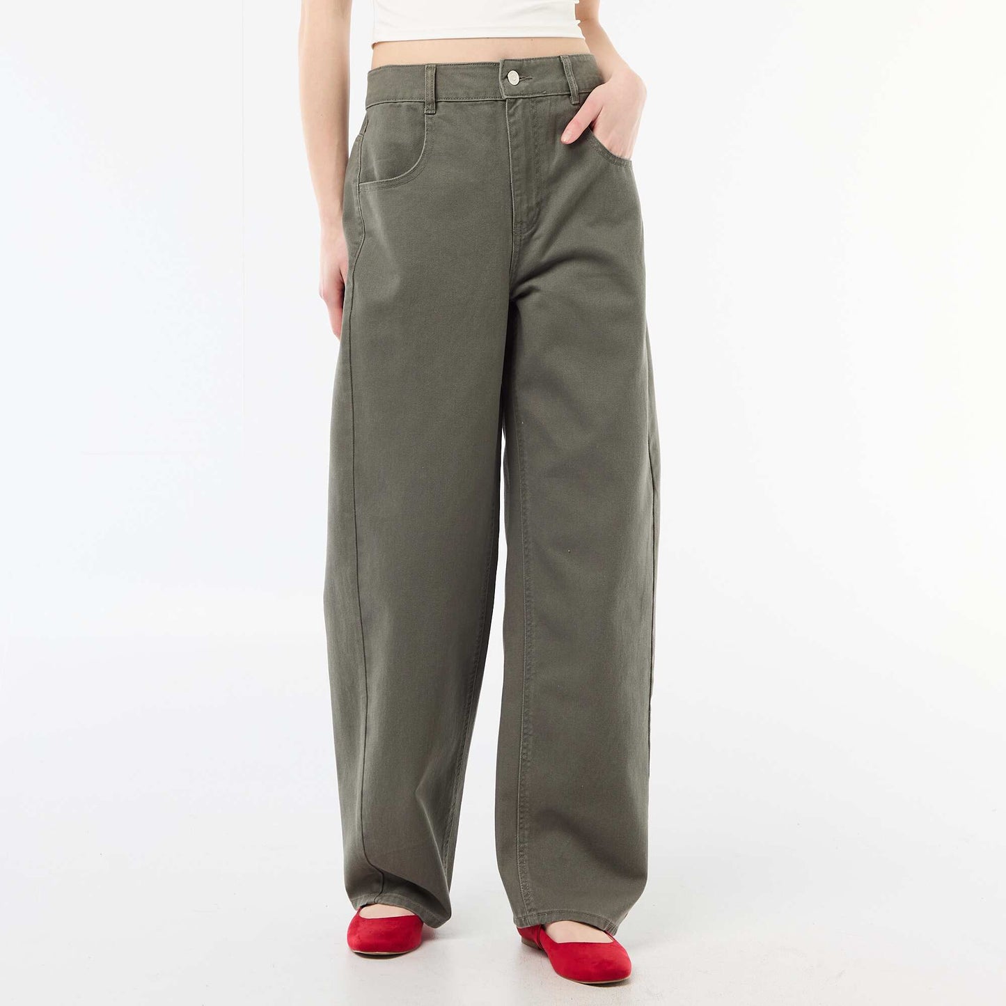 Pantalon ballon fit KAKI