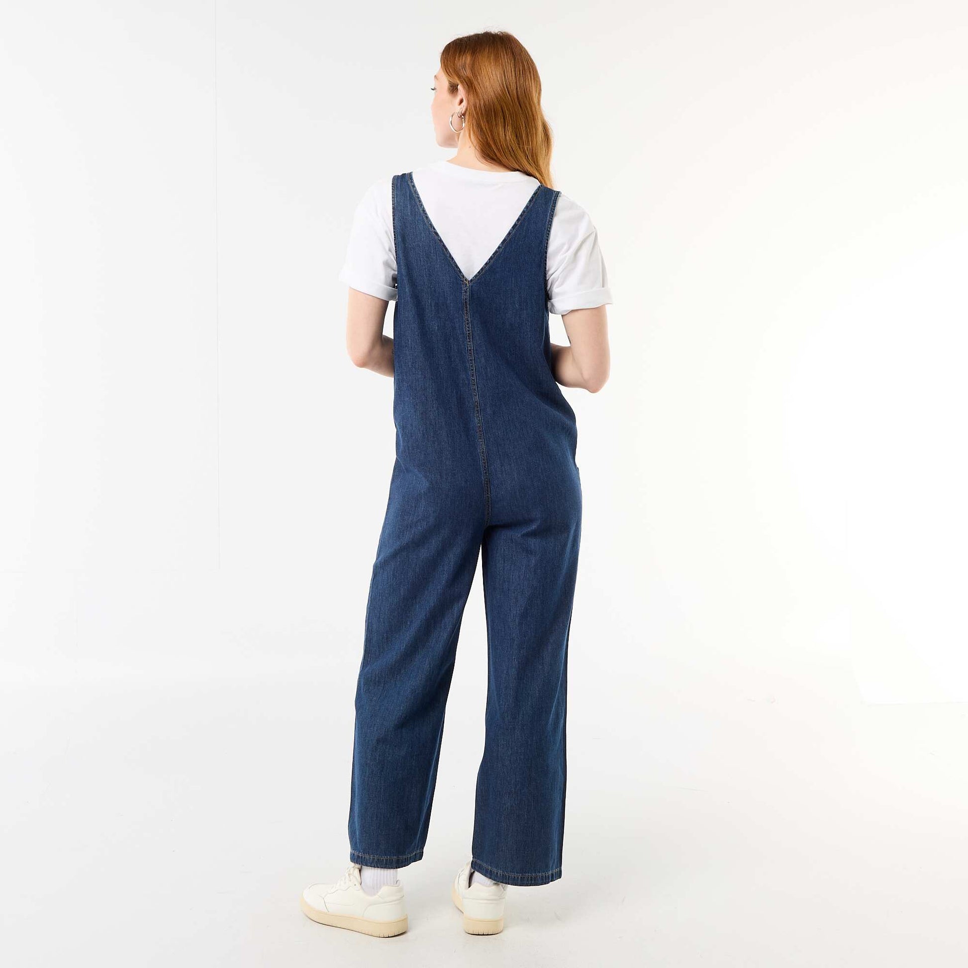 Combinaison large sans manches BLEU
