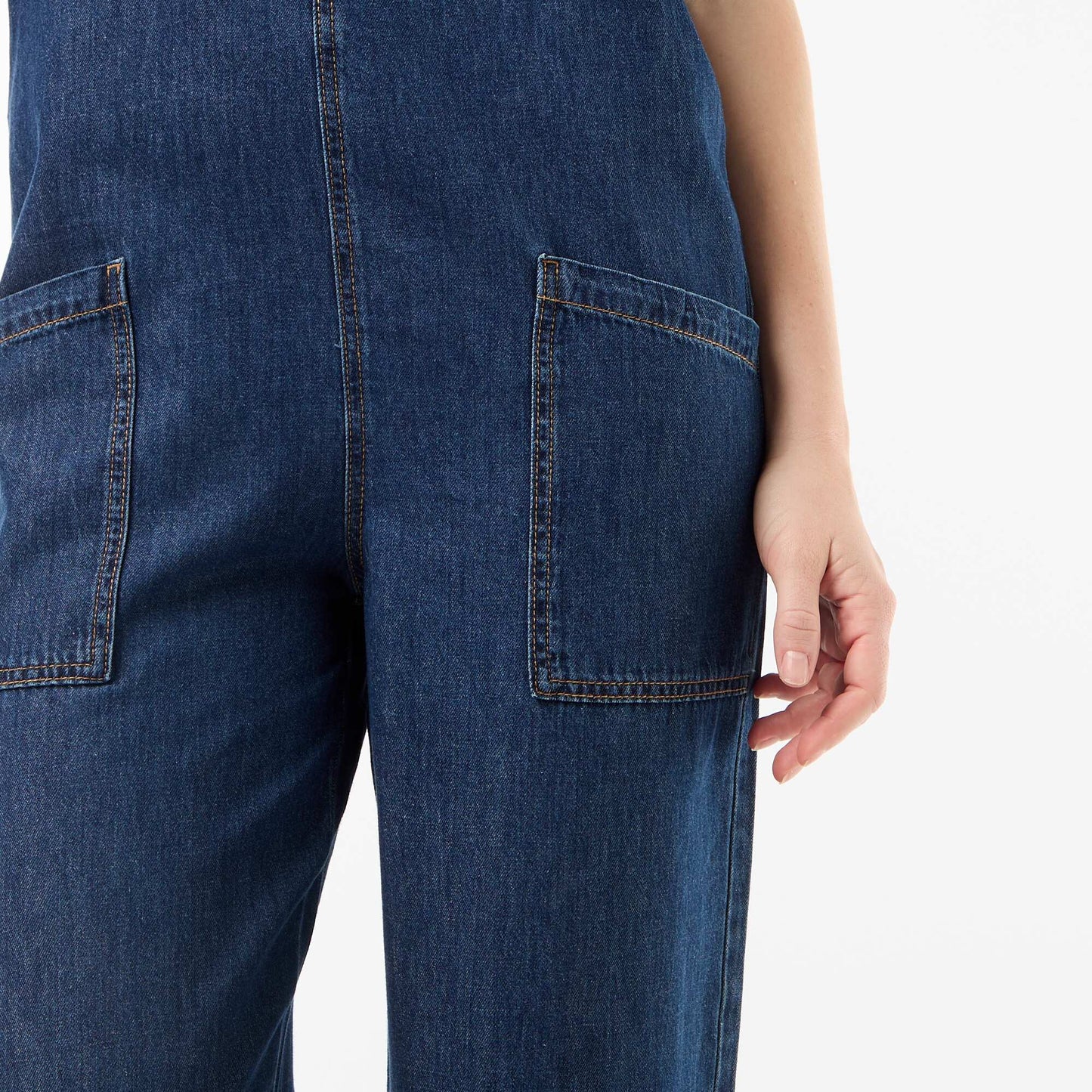 Combinaison large sans manches BLEU