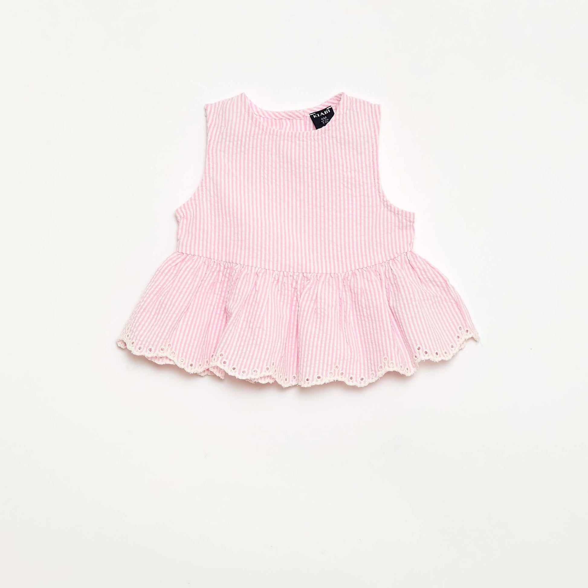 Ensemble blouse + pantalon Vichy -  2 pièces ROSE