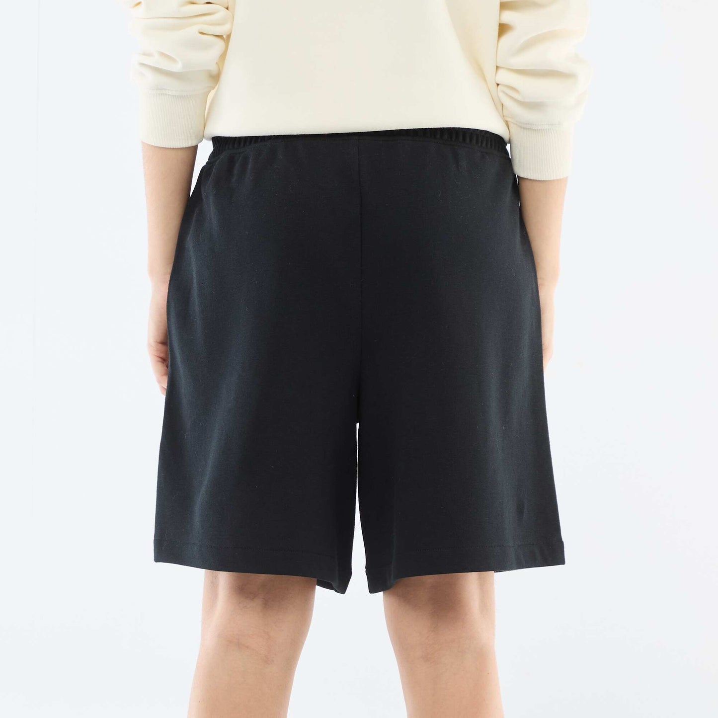 Short long en french terry NOIR