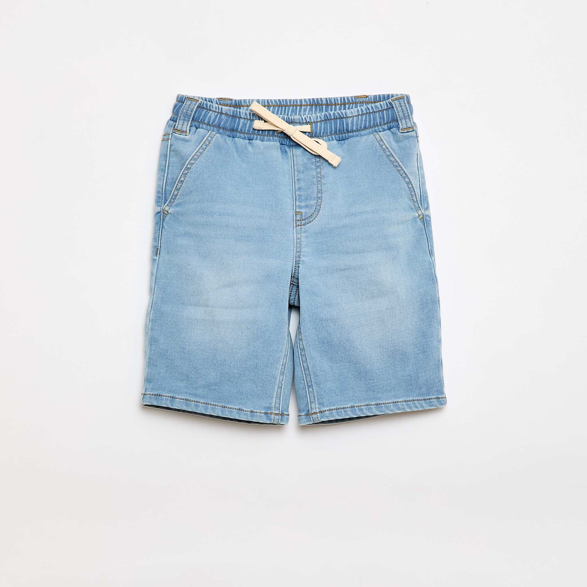 Bermuda en denim - Collection facile à enfiler BLEU