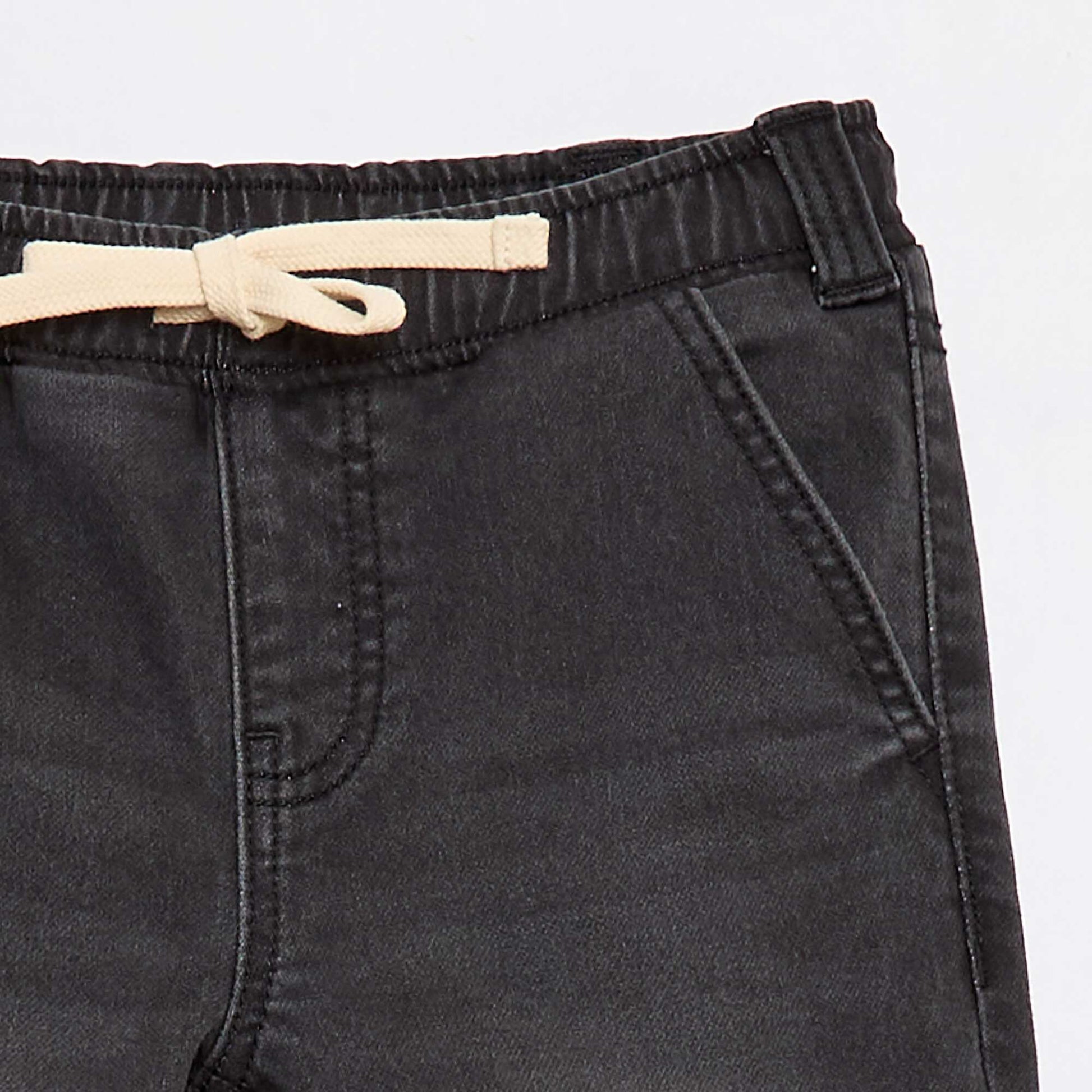 Bermuda en denim - Collection facile à enfiler GRIS