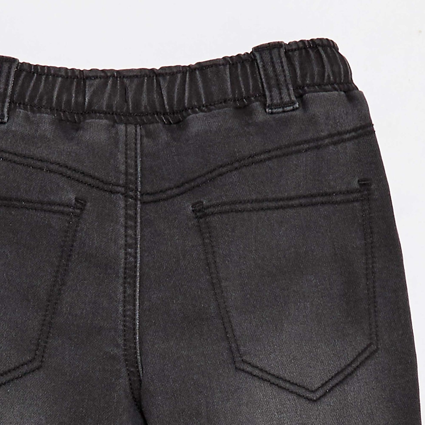 Bermuda en denim - Collection facile à enfiler GRIS