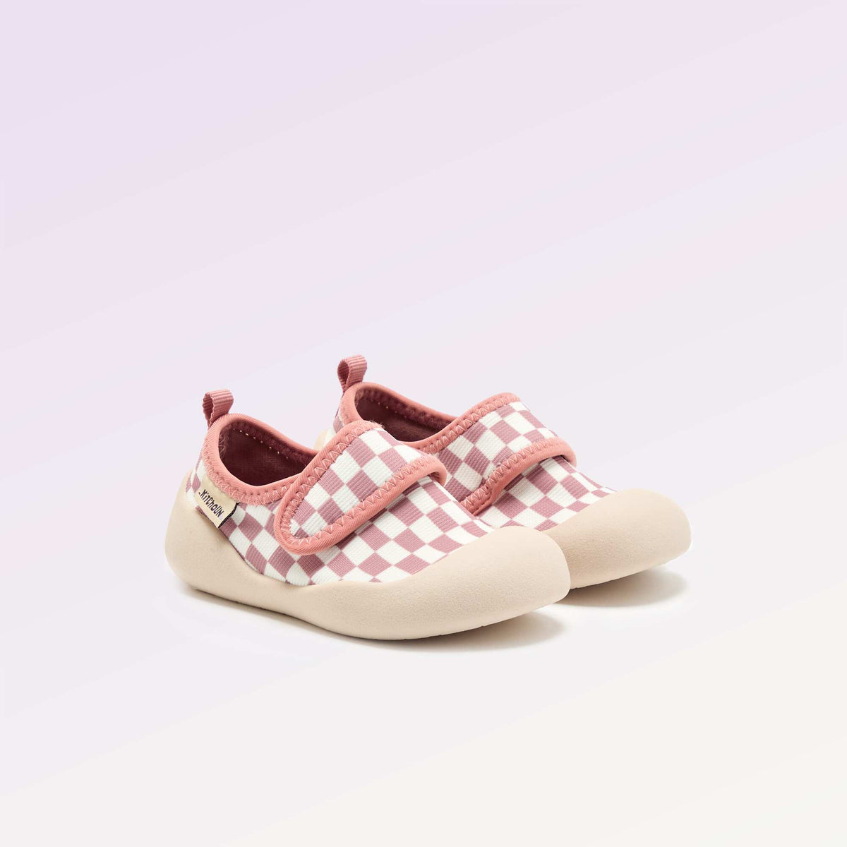 Chaussons motricité 4 'marcher' - Kitchoun ROSE