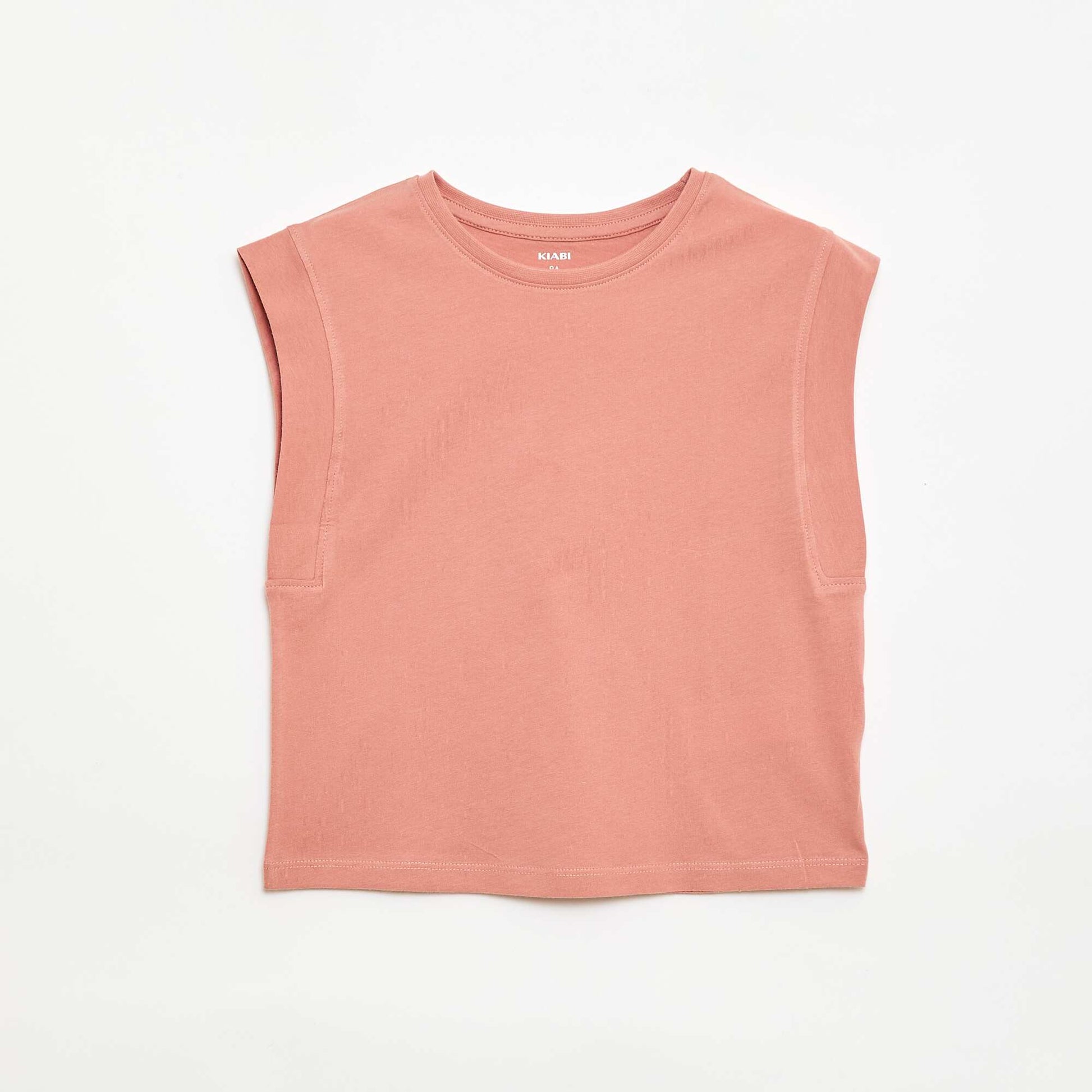 Lot de 2 débardeurs uni ROSE