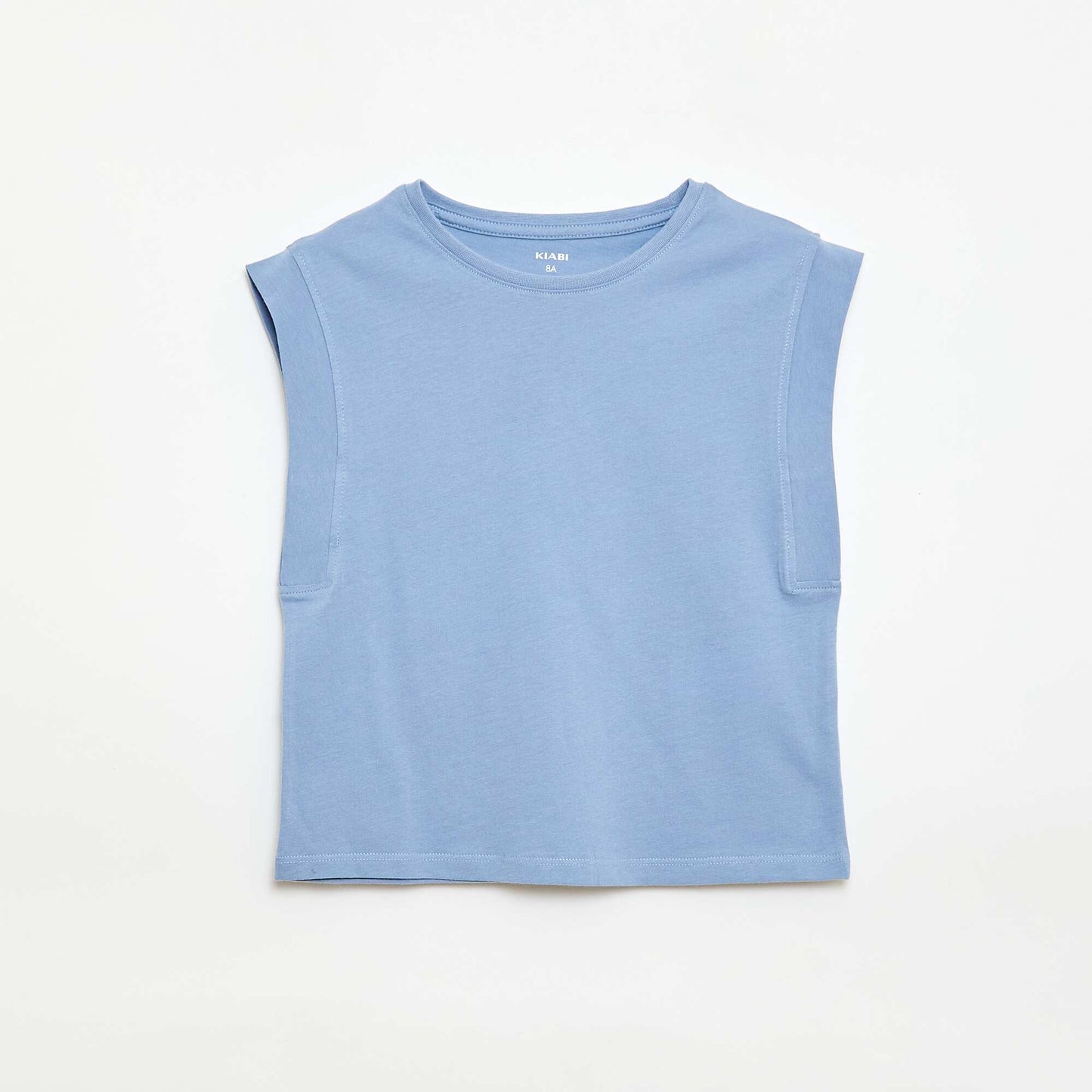 Lot de 2 débardeurs uni BLEU
