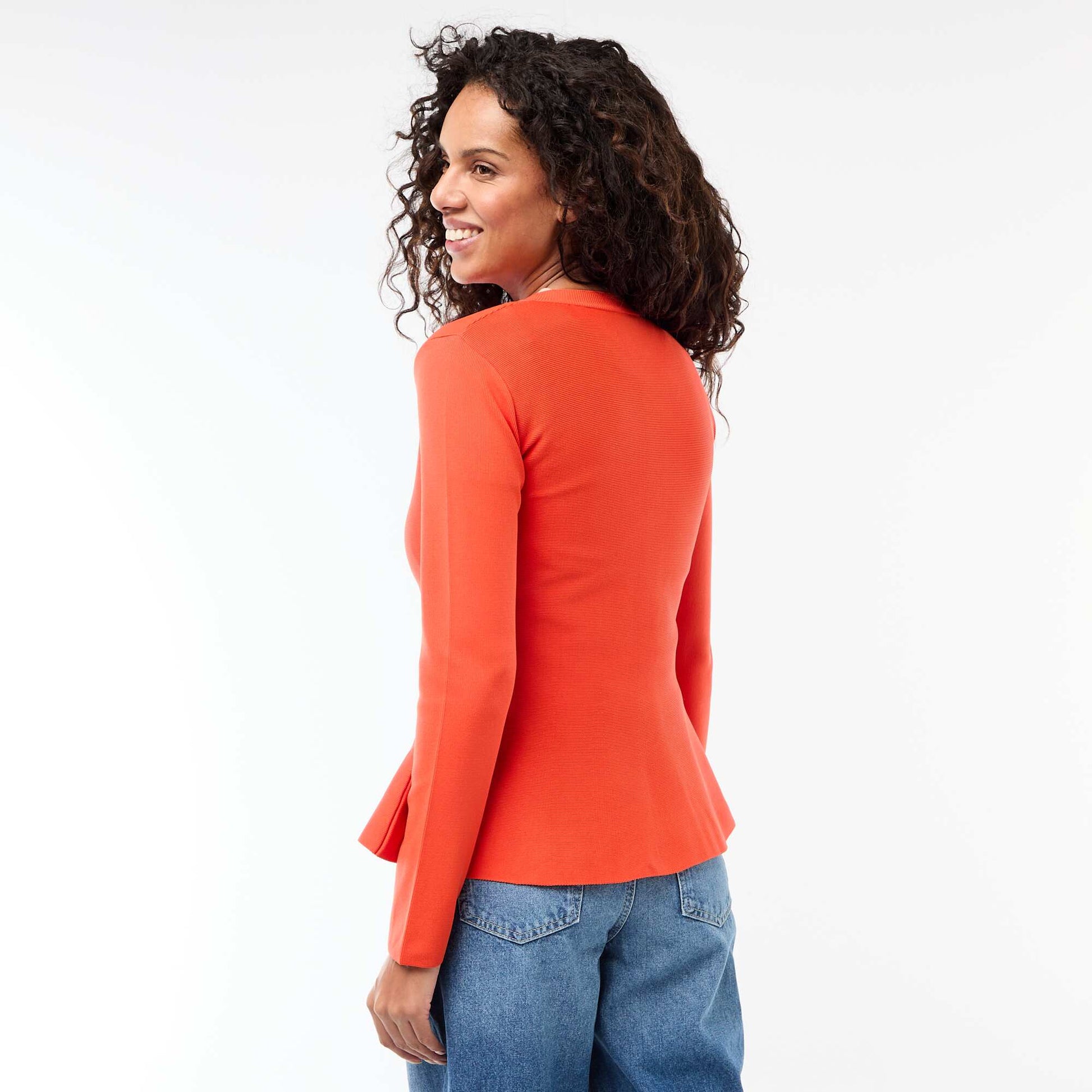Gilet à boutons étoiles ORANGE