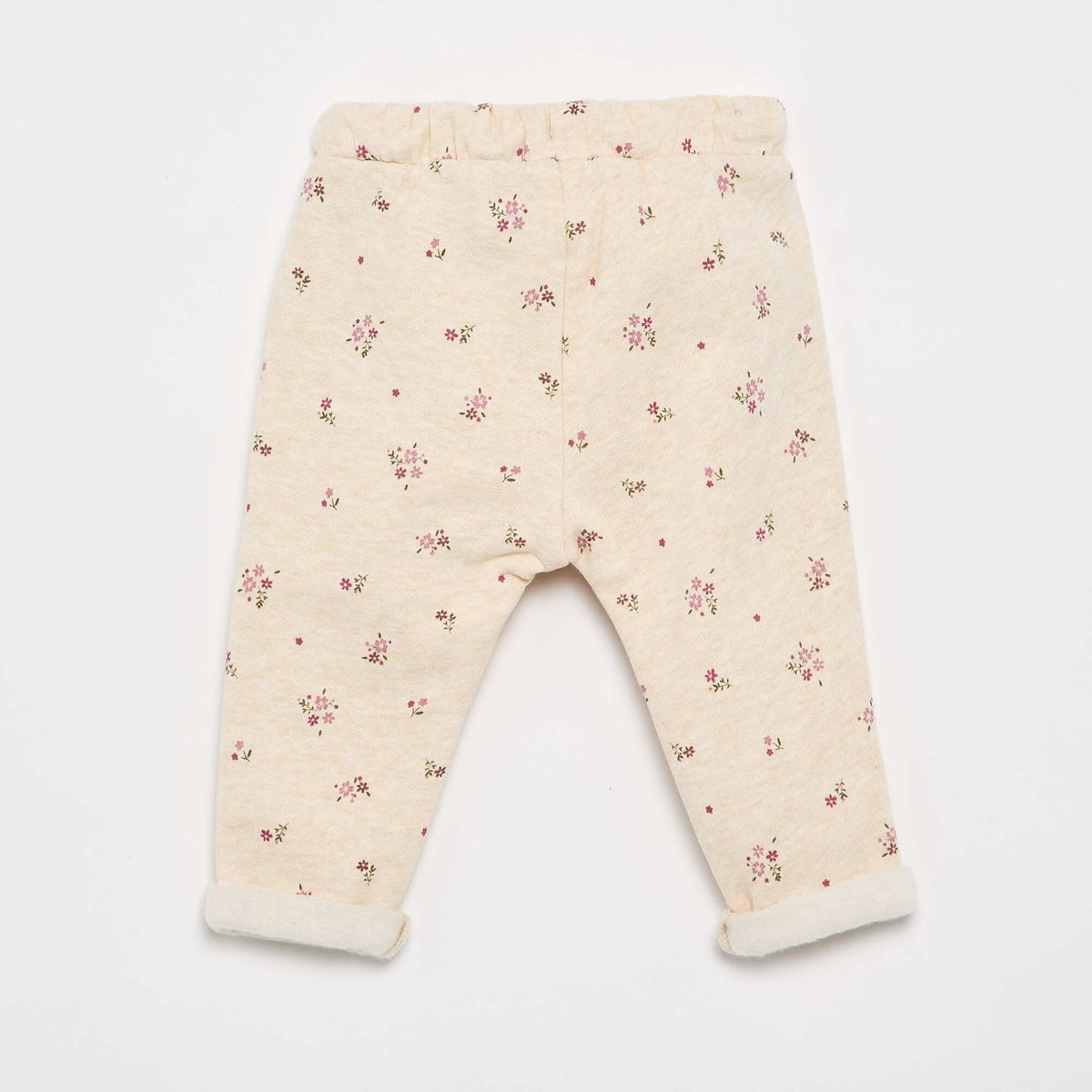 Pantalon jogging à motif BEIGE