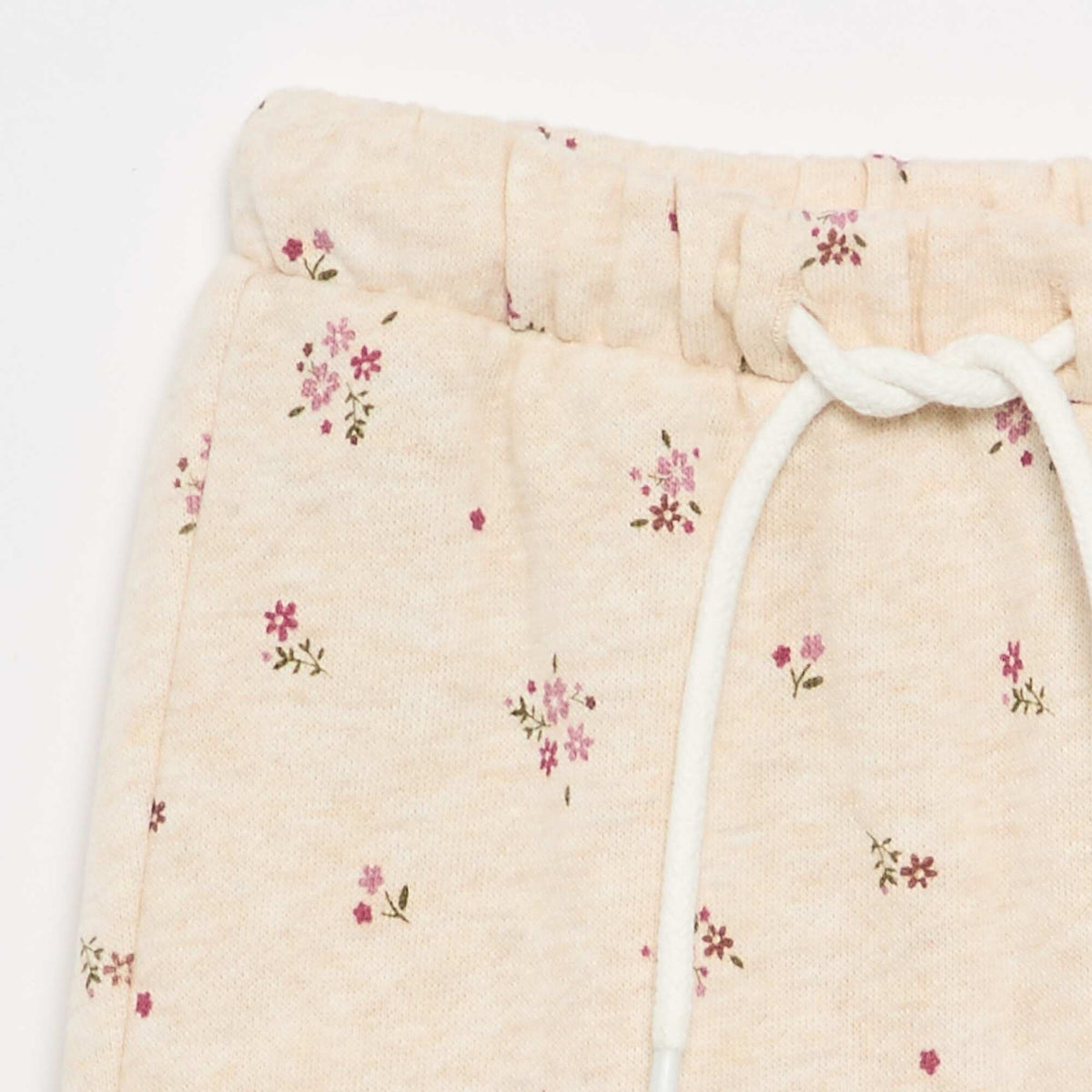 Pantalon jogging à motif BEIGE