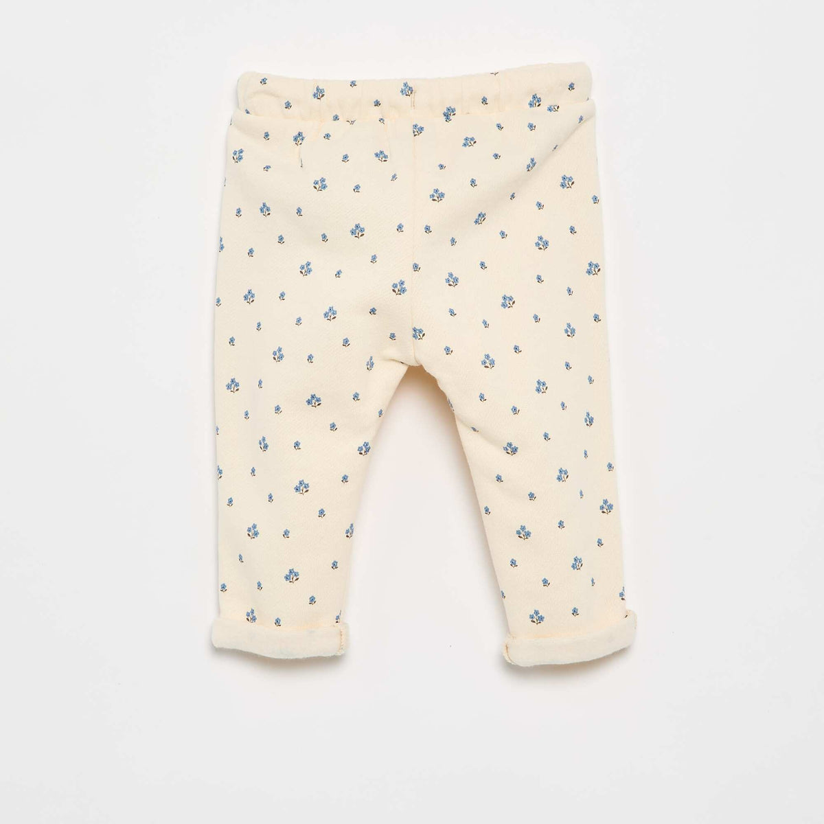 Pantalon jogging à motif BLANC