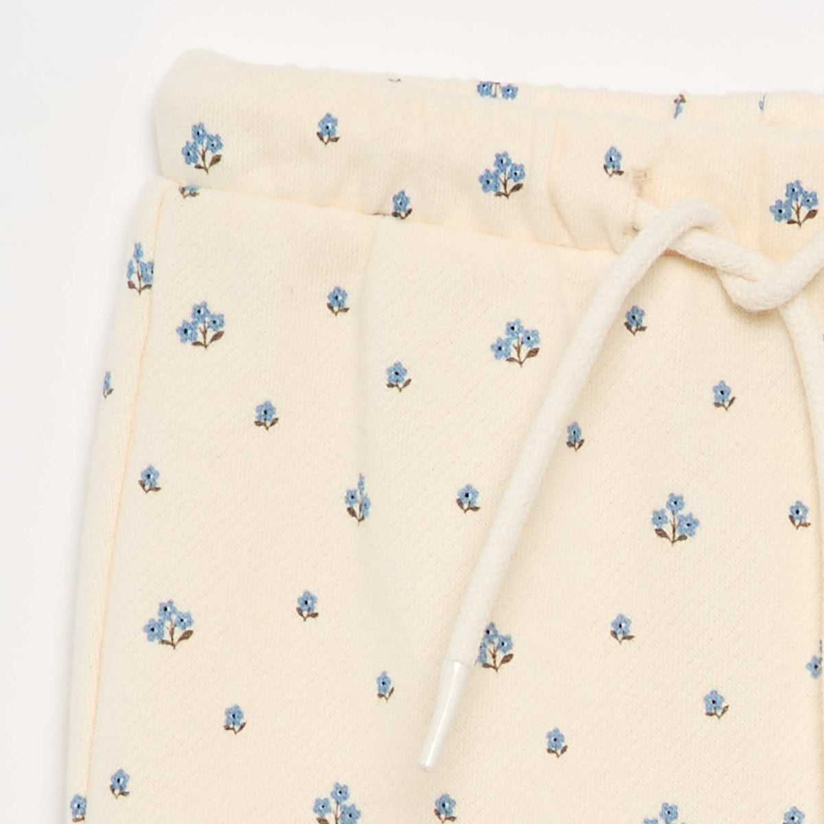 Pantalon jogging à motif BLANC