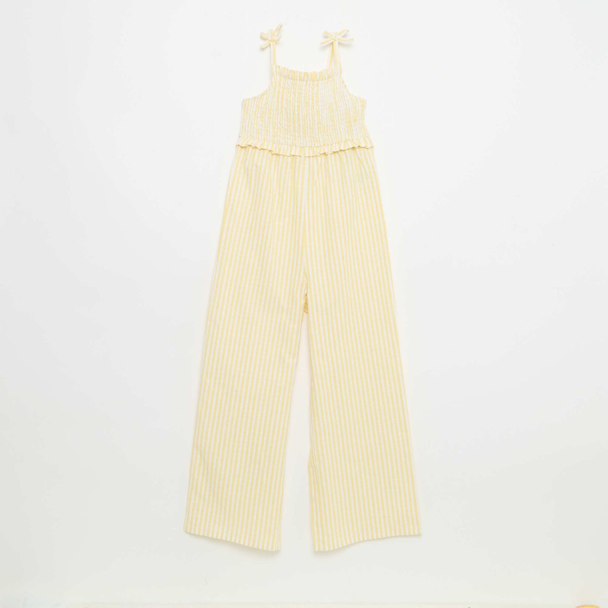 Combinaison pantalon à bretelles JAUNE