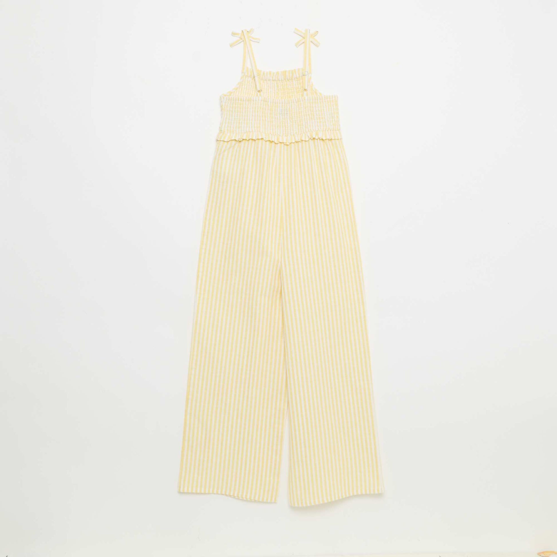 Combinaison pantalon à bretelles JAUNE