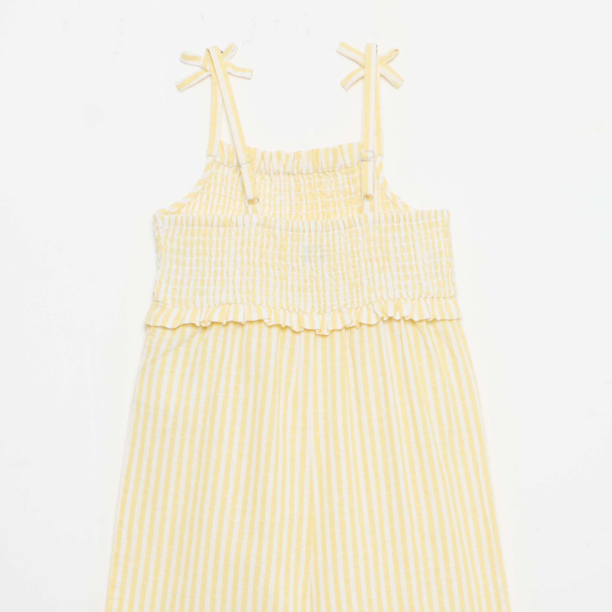 Combinaison pantalon à bretelles JAUNE