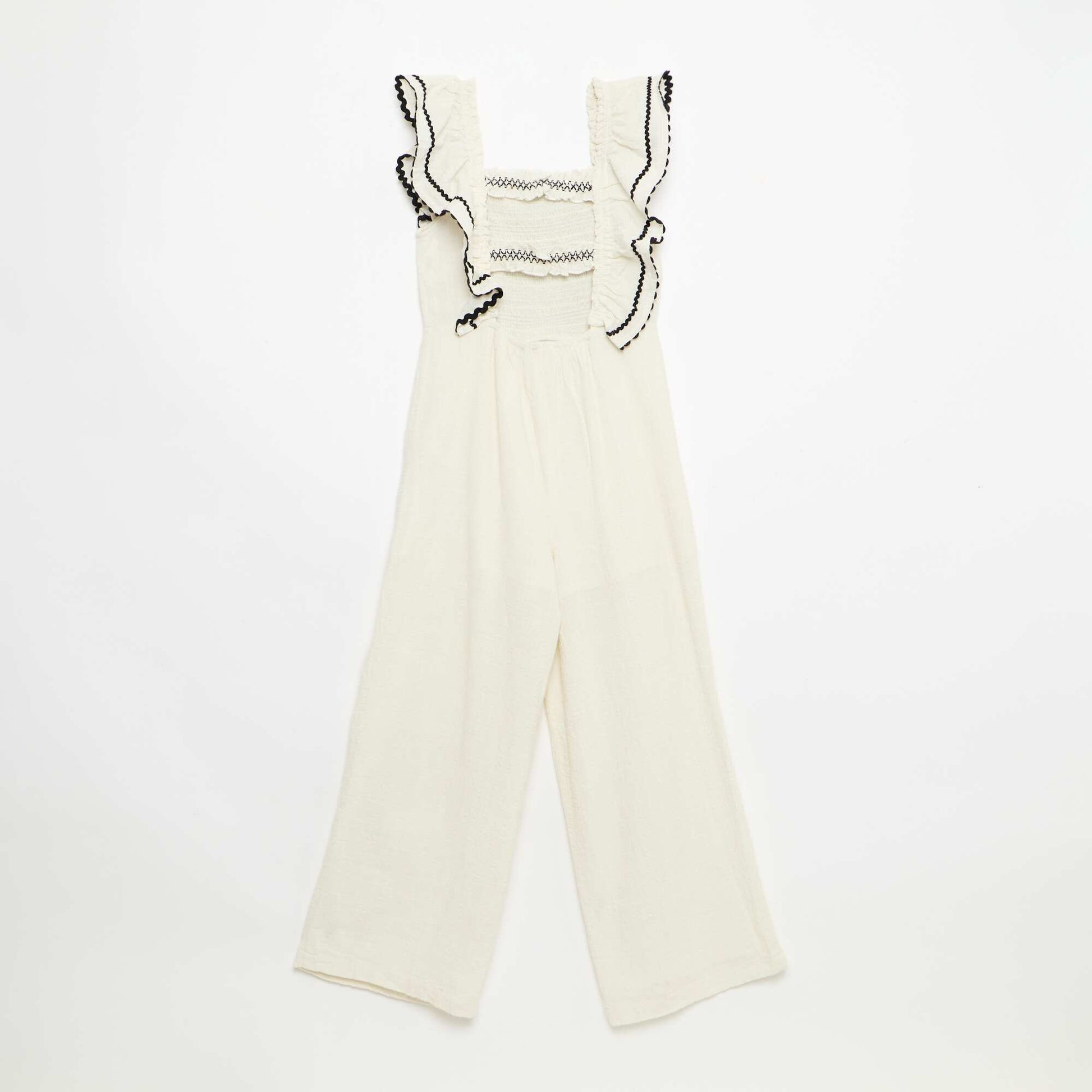 Combinaison pantalon avec volants BEIGE