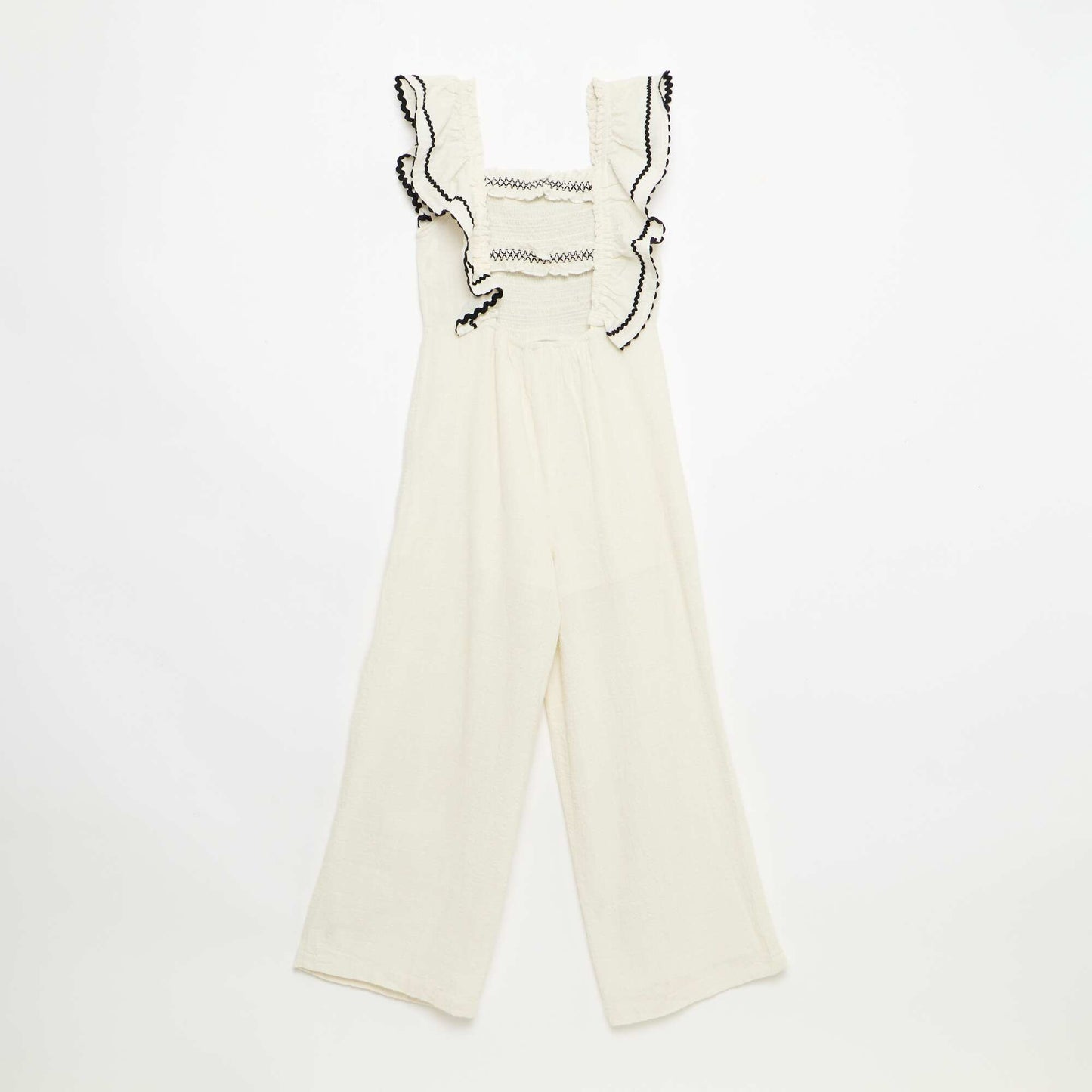 Combinaison pantalon avec volants BEIGE