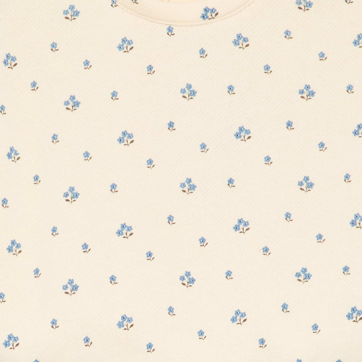 Sweat à motif en molleton BLANC