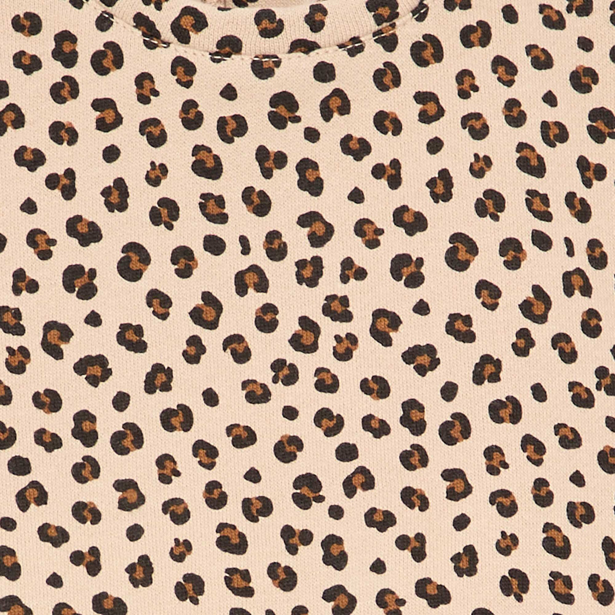 Sweat à motif en molleton BEIGE