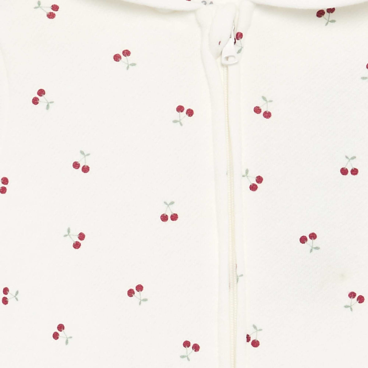 Sweat à capuche imprimé BLANC
