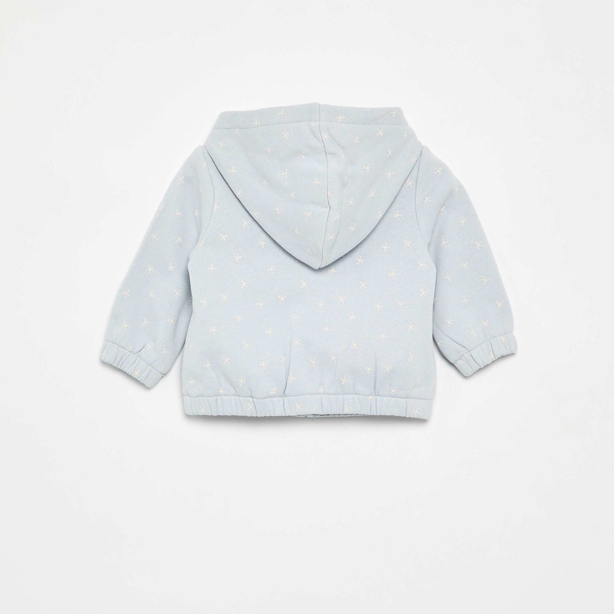 Sweat à capuche imprimé BLEU