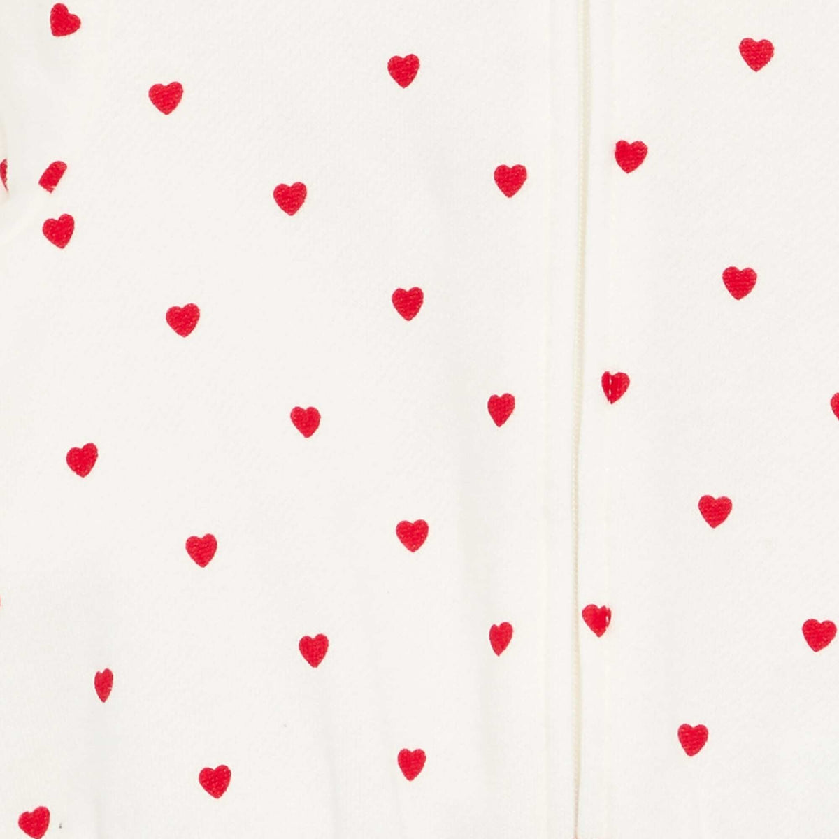 Sweat à capuche imprimé BLANC