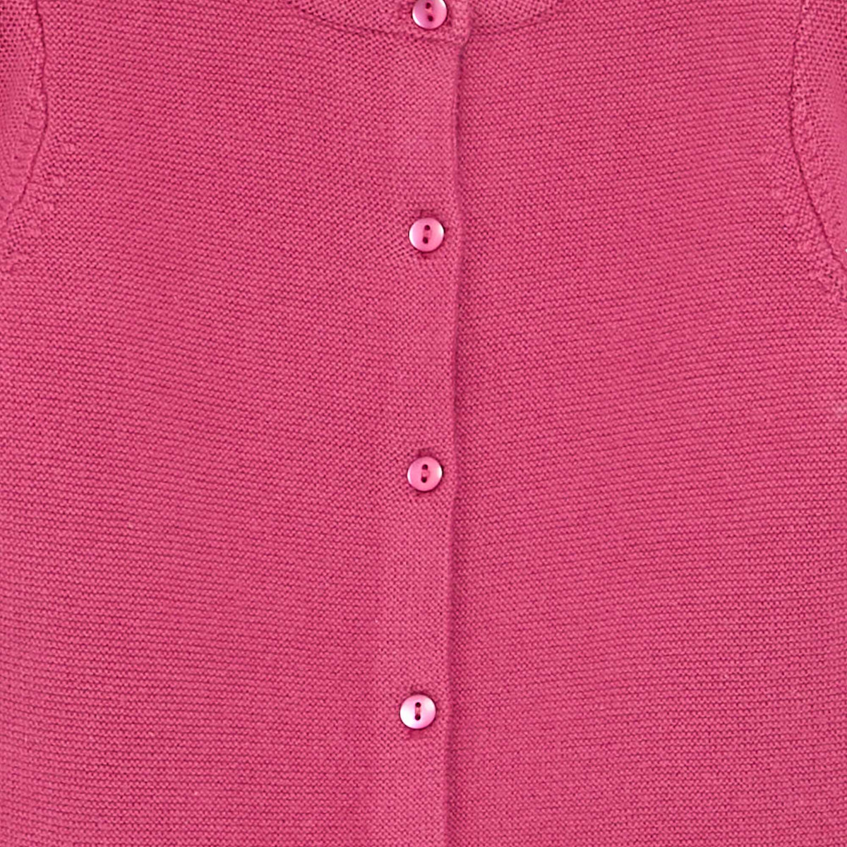 Gilet en maille fine jauge uni VIOLET